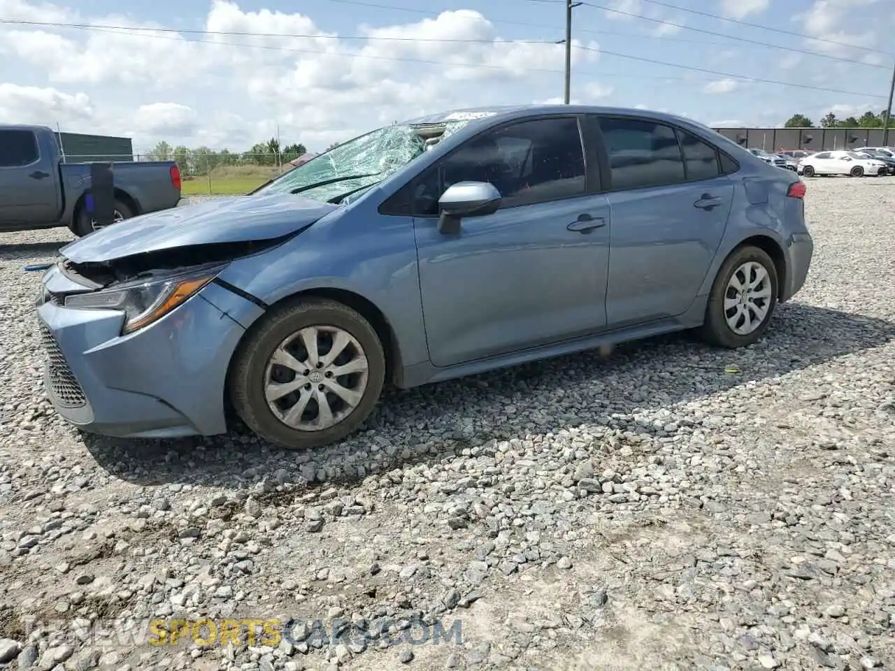 1 fotografías del automóvil dañado 5YFEPMAE9MP203094 TOYOTA COROLLA 2021