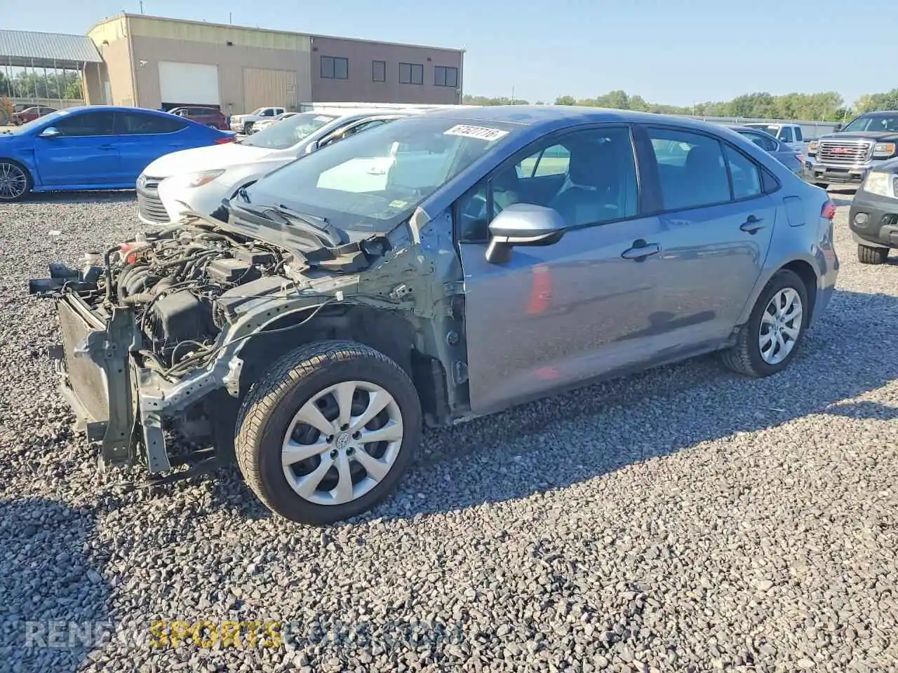 1 fotografías del automóvil dañado 5YFEPMAE9MP205315 TOYOTA COROLLA 2021