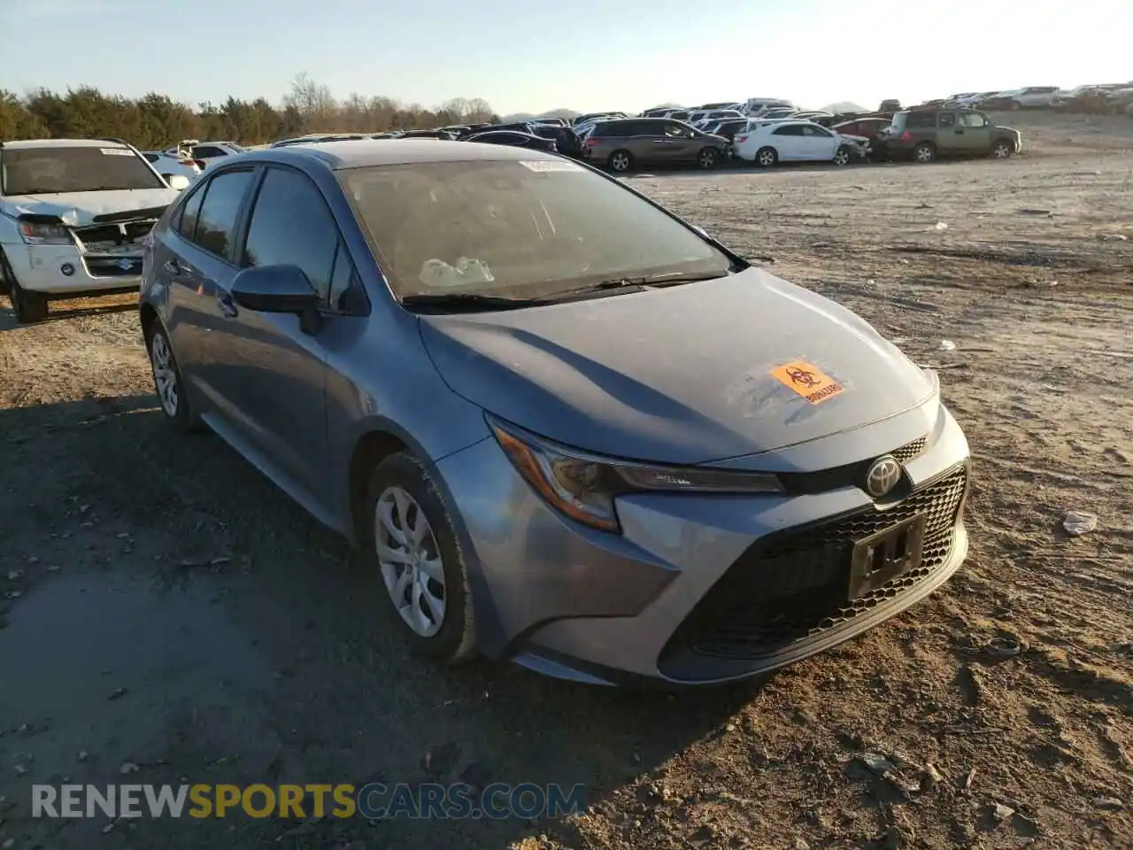 1 fotografías del automóvil dañado 5YFEPMAE9MP207775 TOYOTA COROLLA 2021