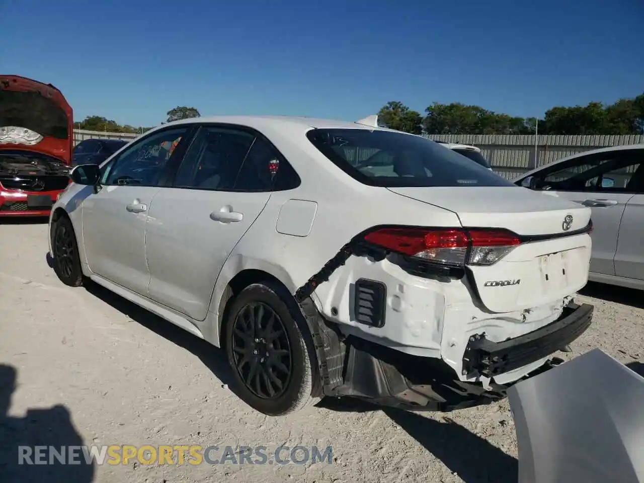 3 Photograph of a damaged car 5YFEPMAE9MP208490 TOYOTA COROLLA 2021