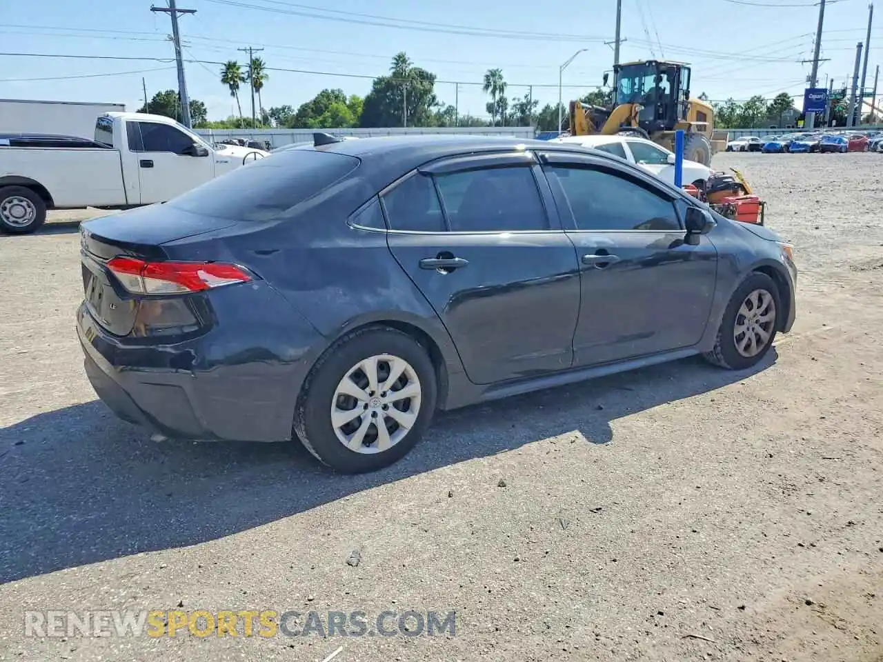 3 Photograph of a damaged car 5YFEPMAE9MP209915 TOYOTA COROLLA 2021