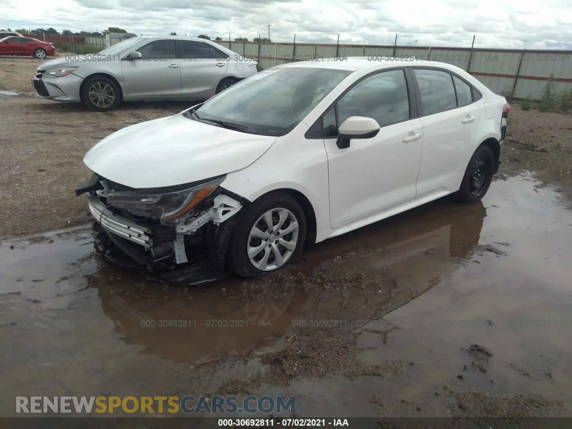2 Фотография поврежденного автомобиля 5YFEPMAE9MP210031 TOYOTA COROLLA 2021