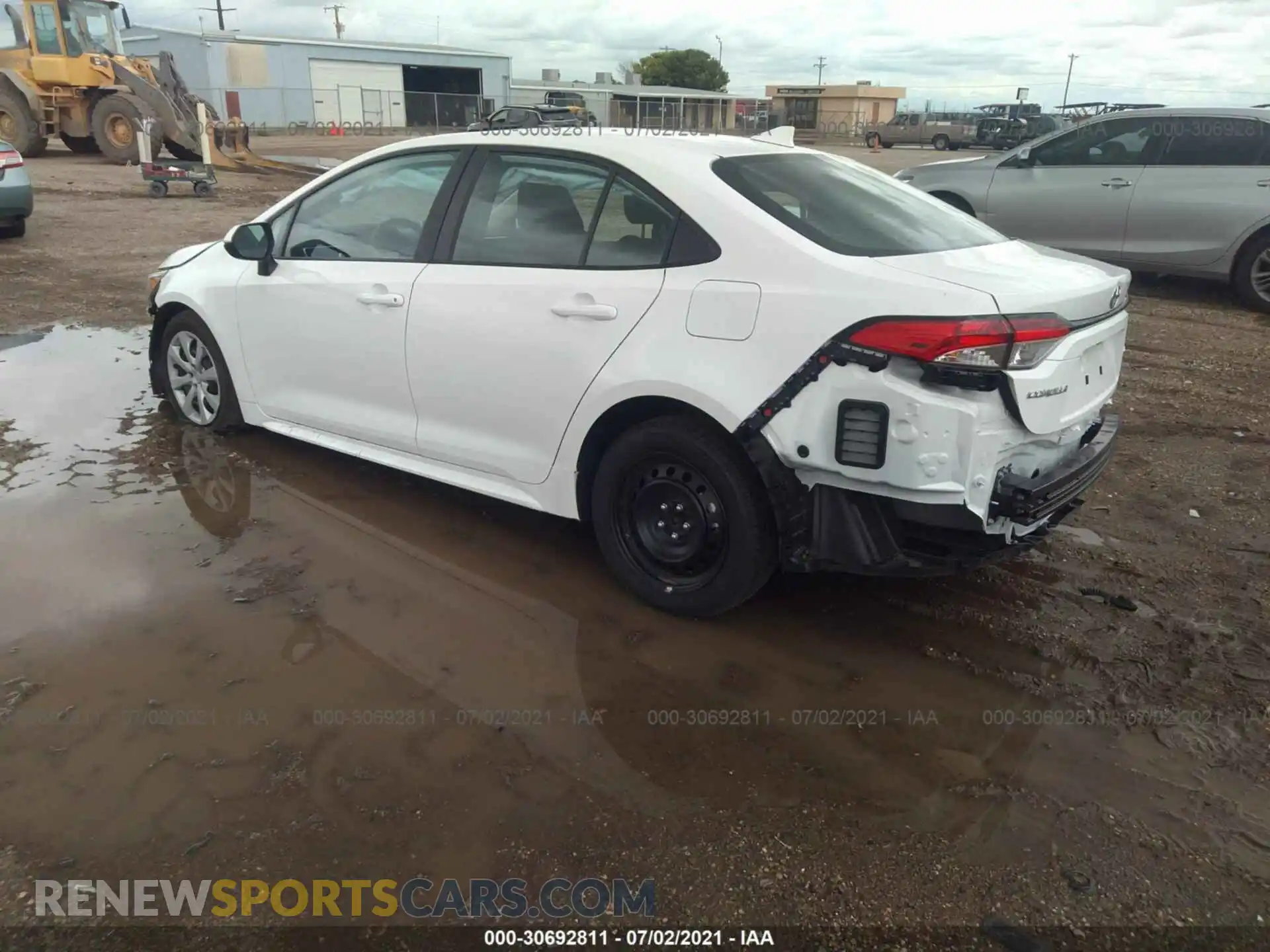 3 Фотография поврежденного автомобиля 5YFEPMAE9MP210031 TOYOTA COROLLA 2021
