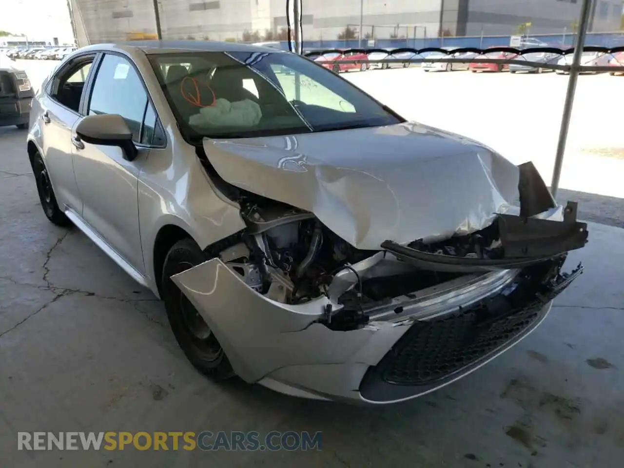 1 Photograph of a damaged car 5YFEPMAE9MP210482 TOYOTA COROLLA 2021