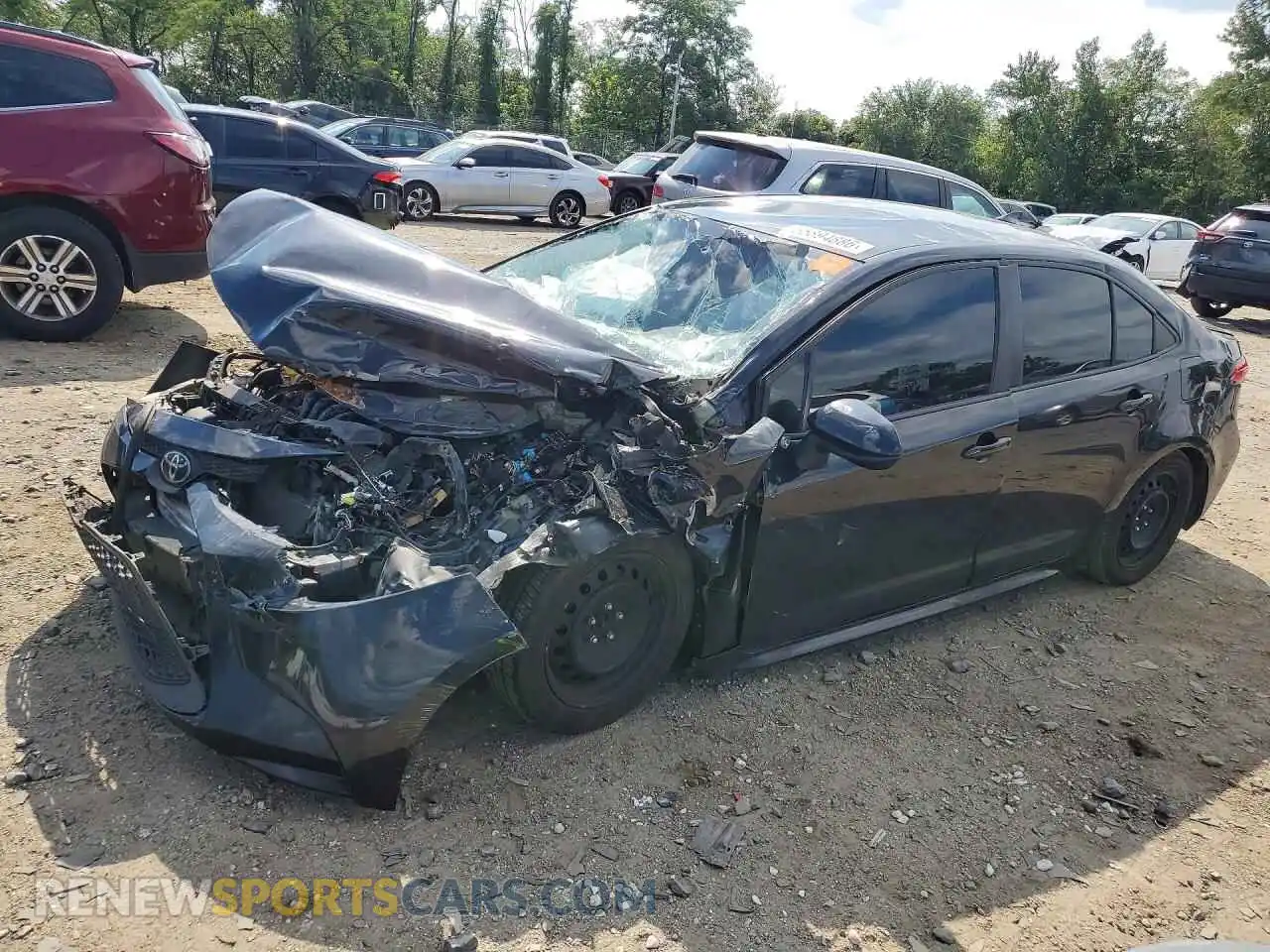 1 Photograph of a damaged car 5YFEPMAE9MP210904 TOYOTA COROLLA 2021