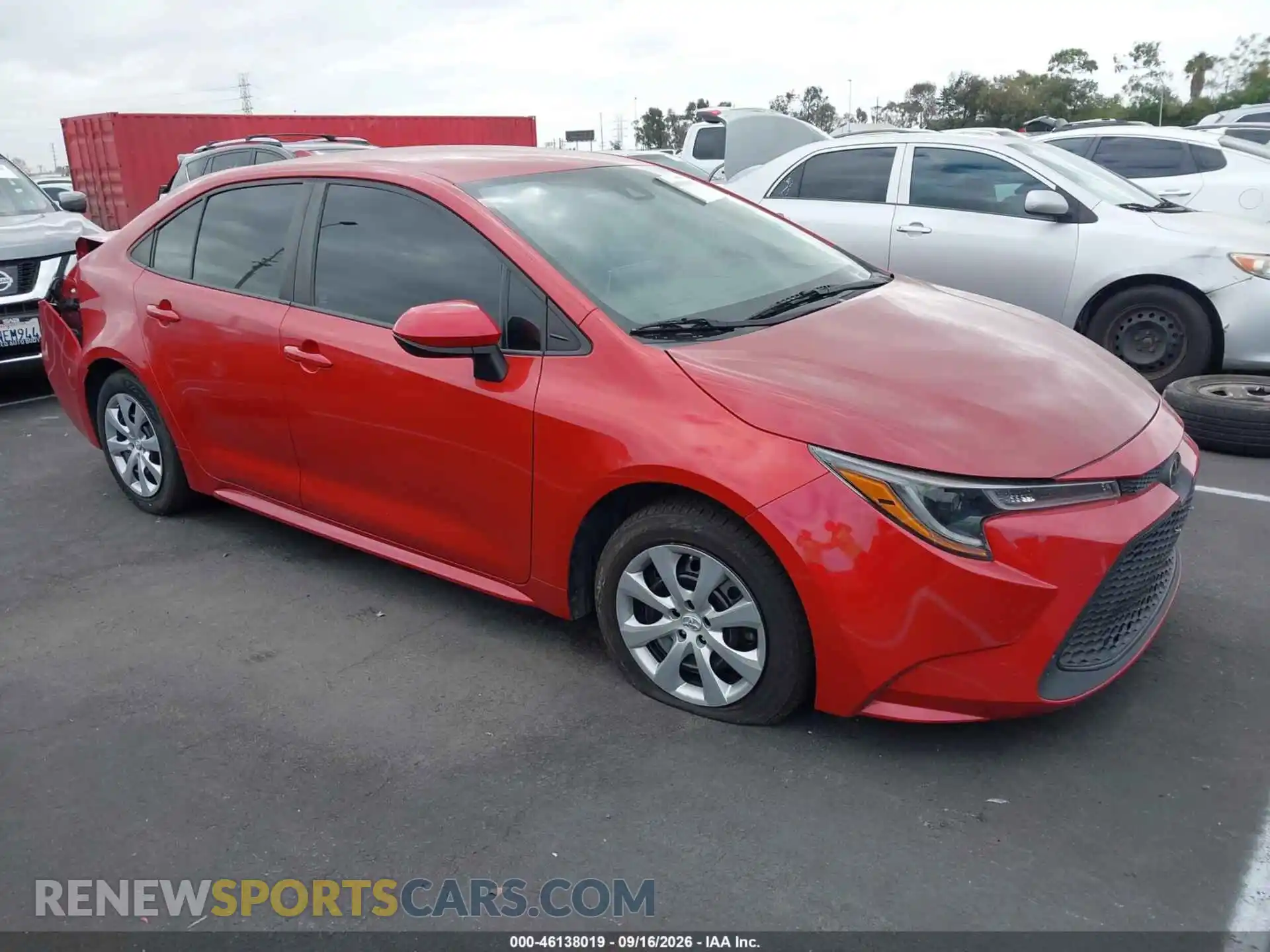 1 Фотография поврежденного автомобиля 5YFEPMAE9MP212989 TOYOTA COROLLA 2021