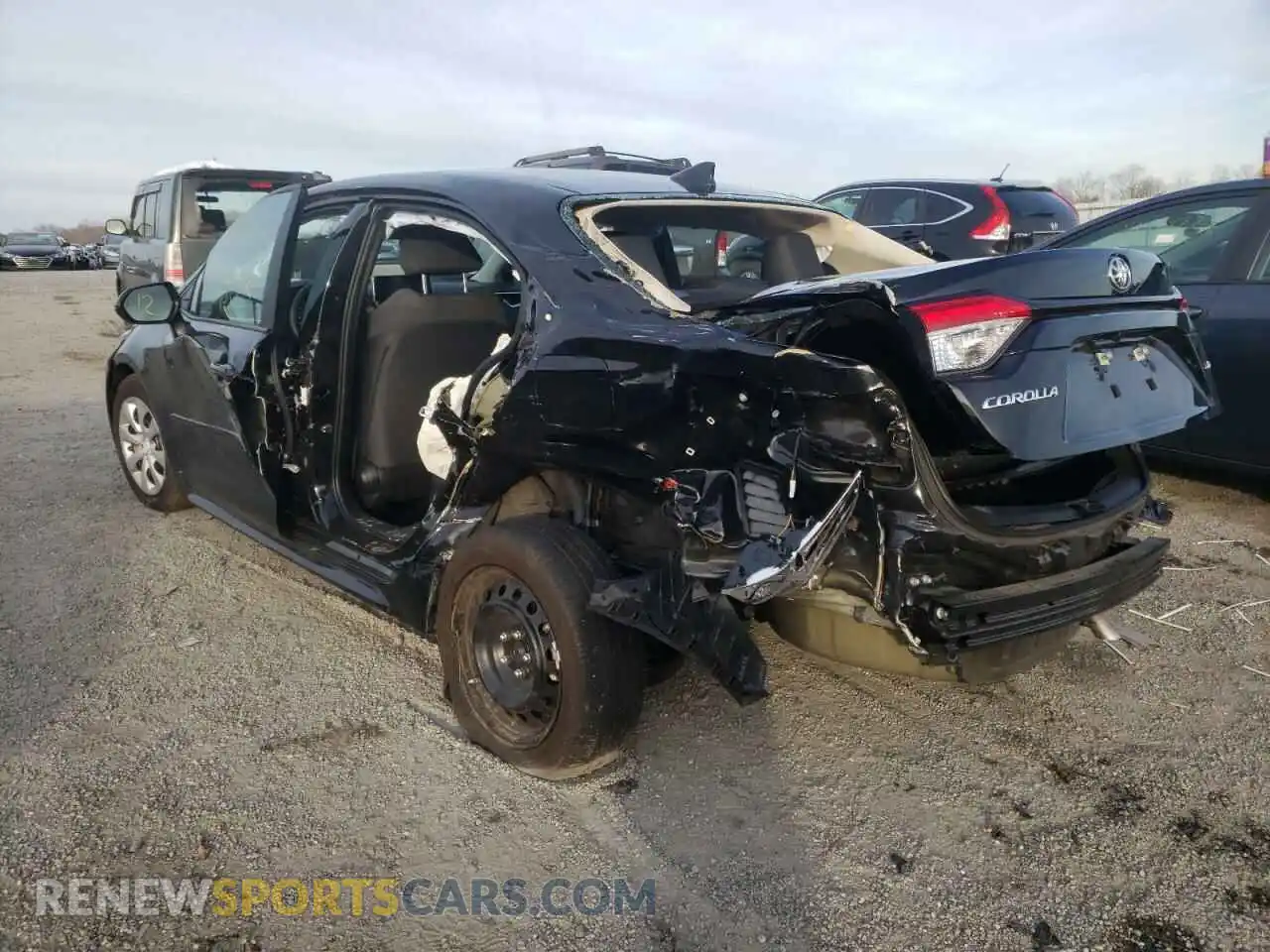 3 Photograph of a damaged car 5YFEPMAE9MP213642 TOYOTA COROLLA 2021