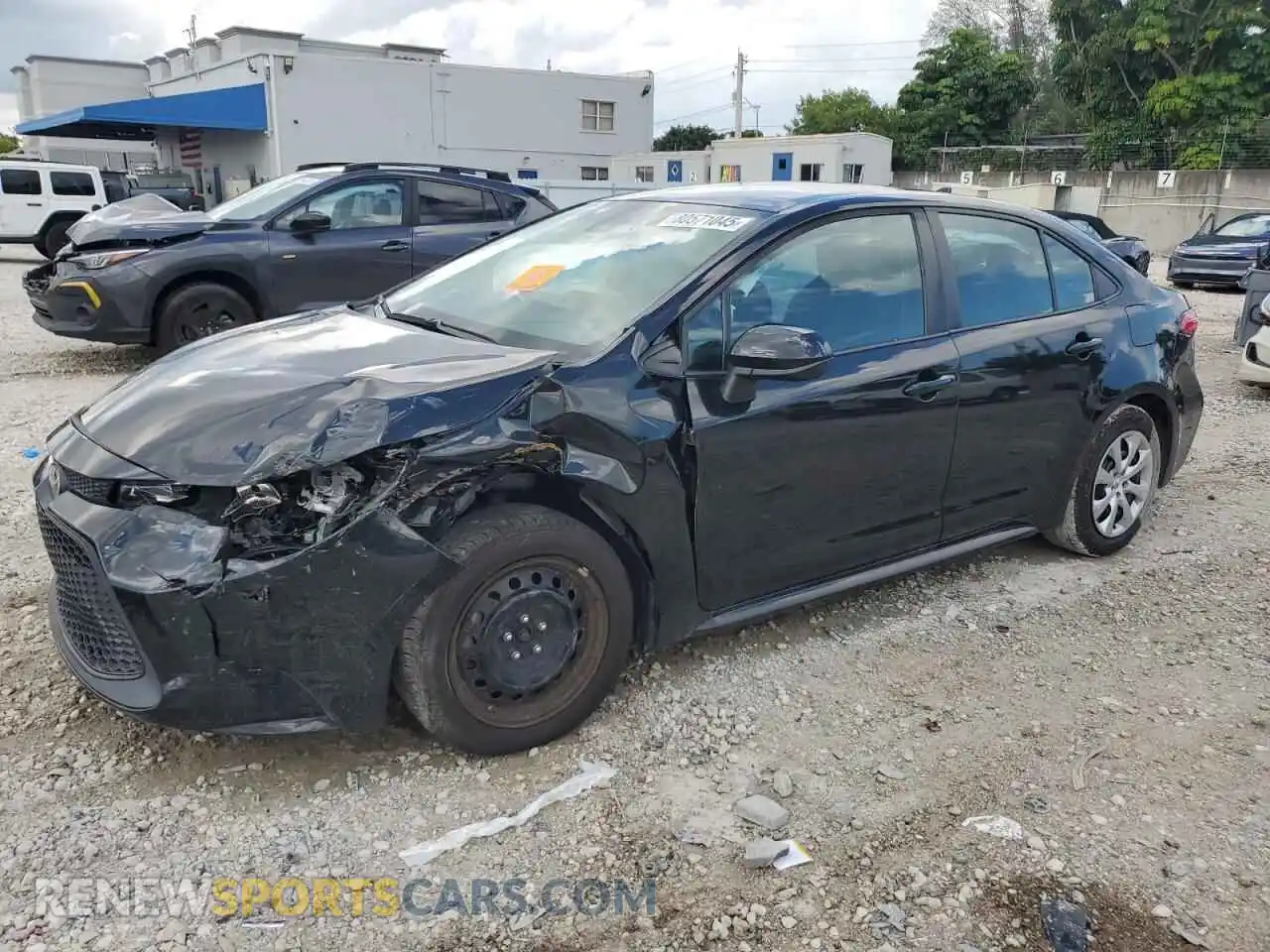 1 Photograph of a damaged car 5YFEPMAE9MP214158 TOYOTA COROLLA 2021