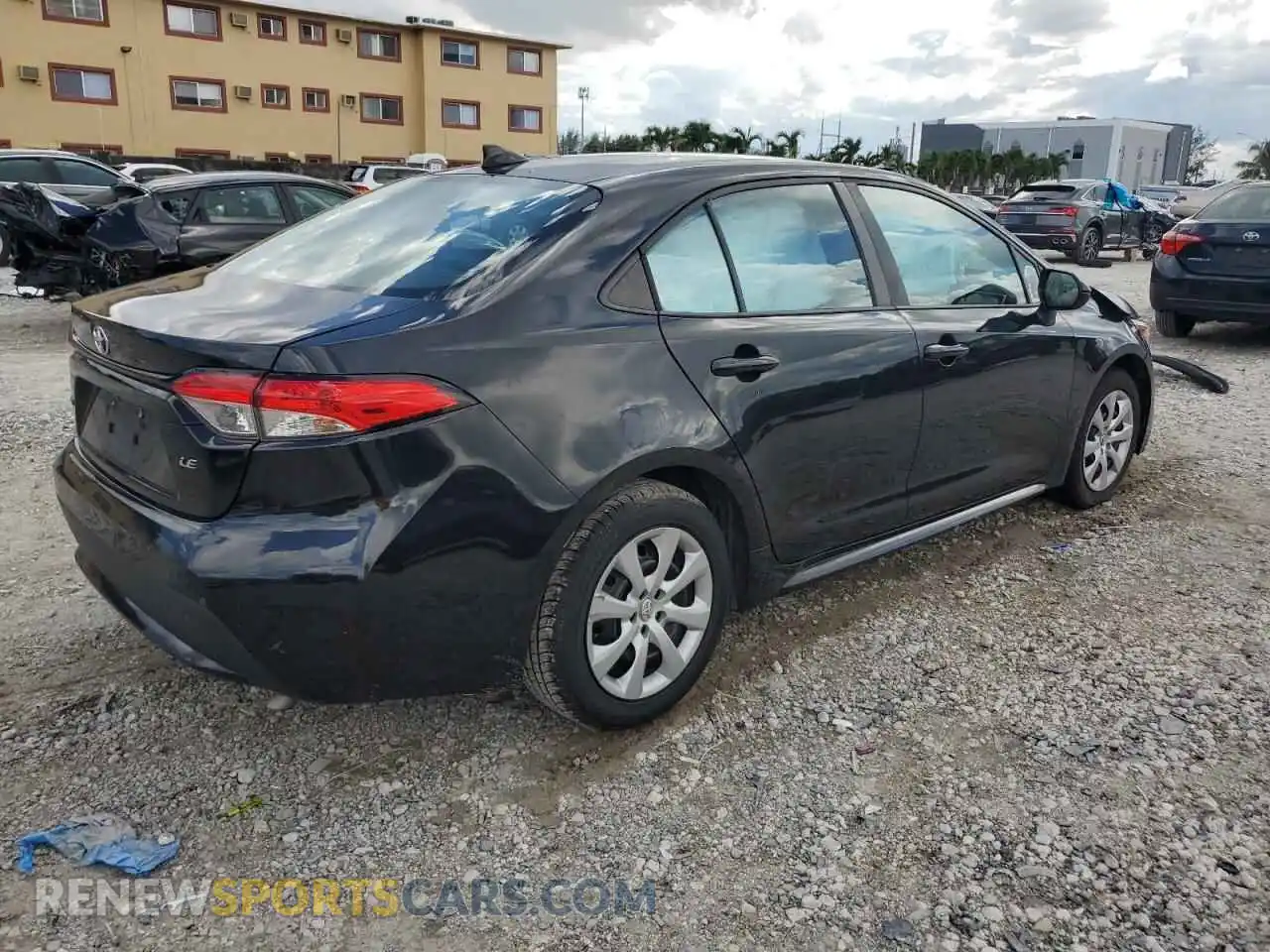 3 Photograph of a damaged car 5YFEPMAE9MP214158 TOYOTA COROLLA 2021