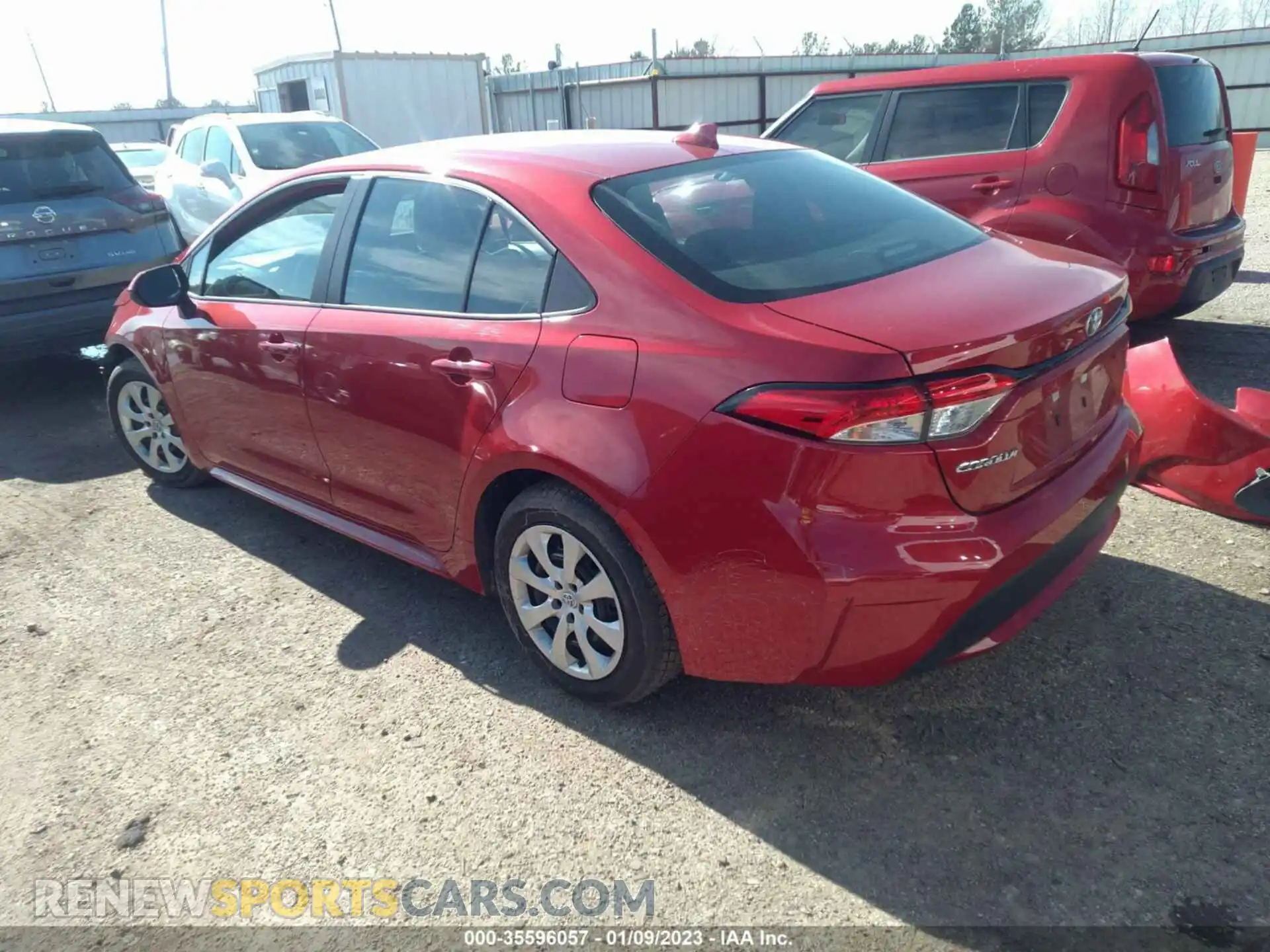 3 Photograph of a damaged car 5YFEPMAE9MP214810 TOYOTA COROLLA 2021