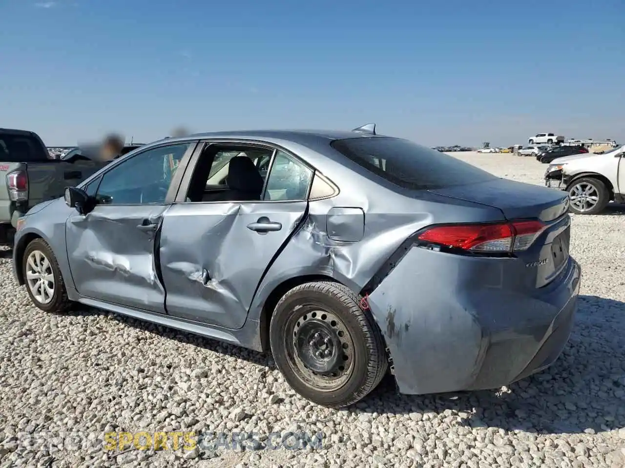 2 Photograph of a damaged car 5YFEPMAE9MP215469 TOYOTA COROLLA 2021