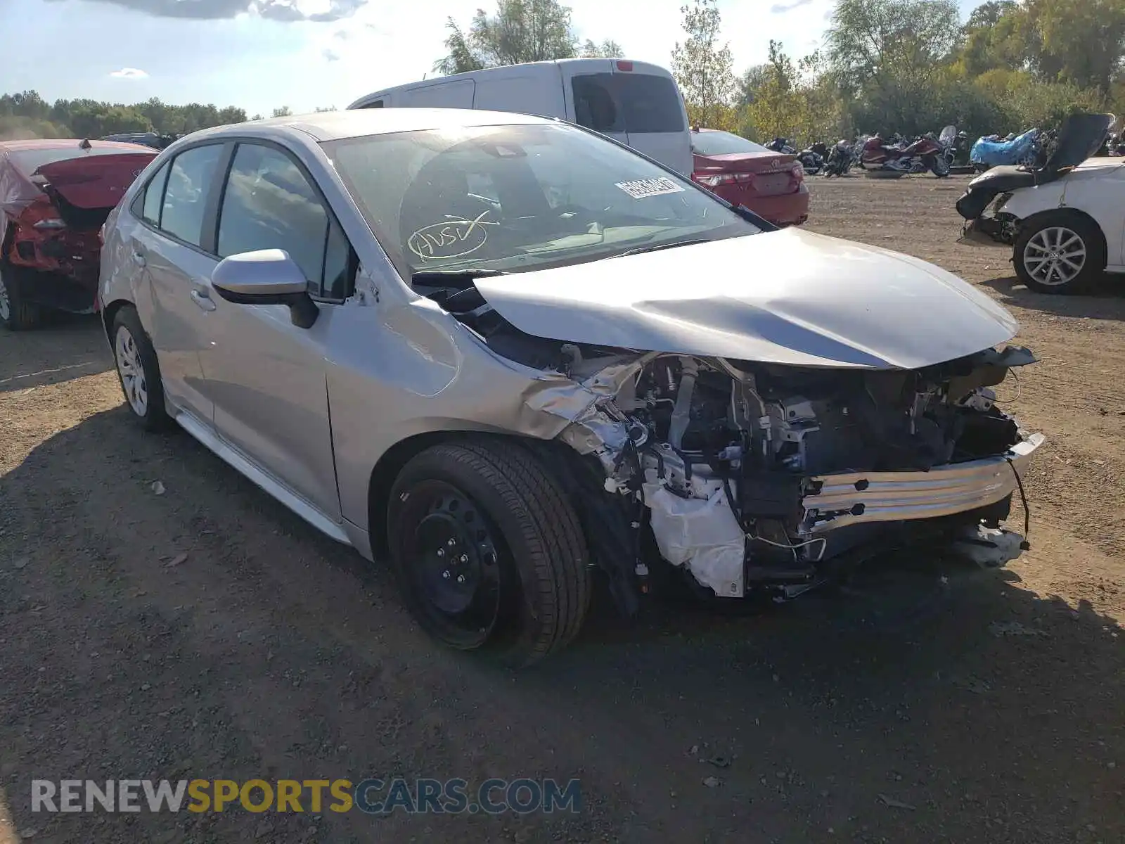 1 Photograph of a damaged car 5YFEPMAE9MP220042 TOYOTA COROLLA 2021