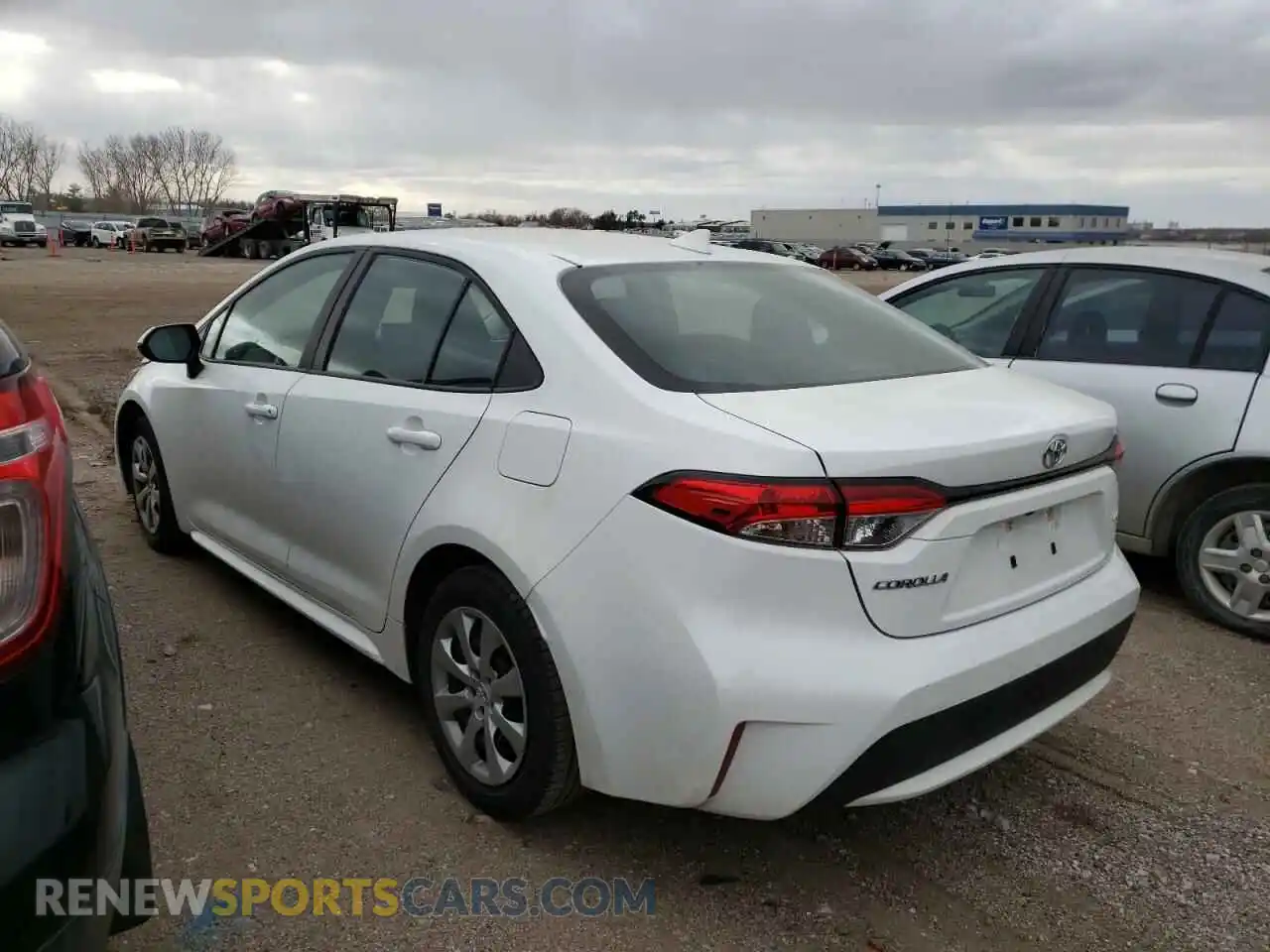 2 Photograph of a damaged car 5YFEPMAE9MP222275 TOYOTA COROLLA 2021