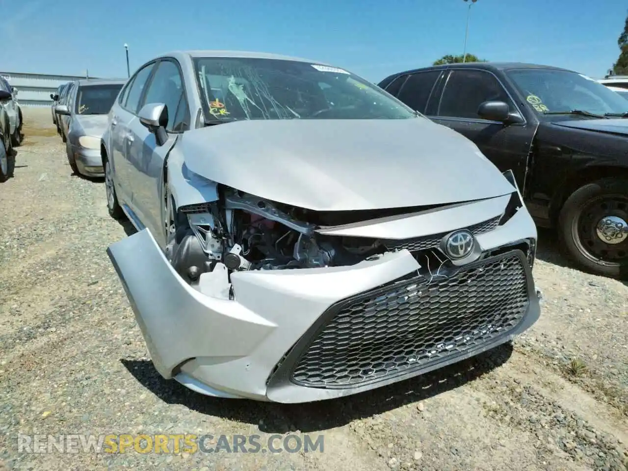 1 Photograph of a damaged car 5YFEPMAE9MP222356 TOYOTA COROLLA 2021