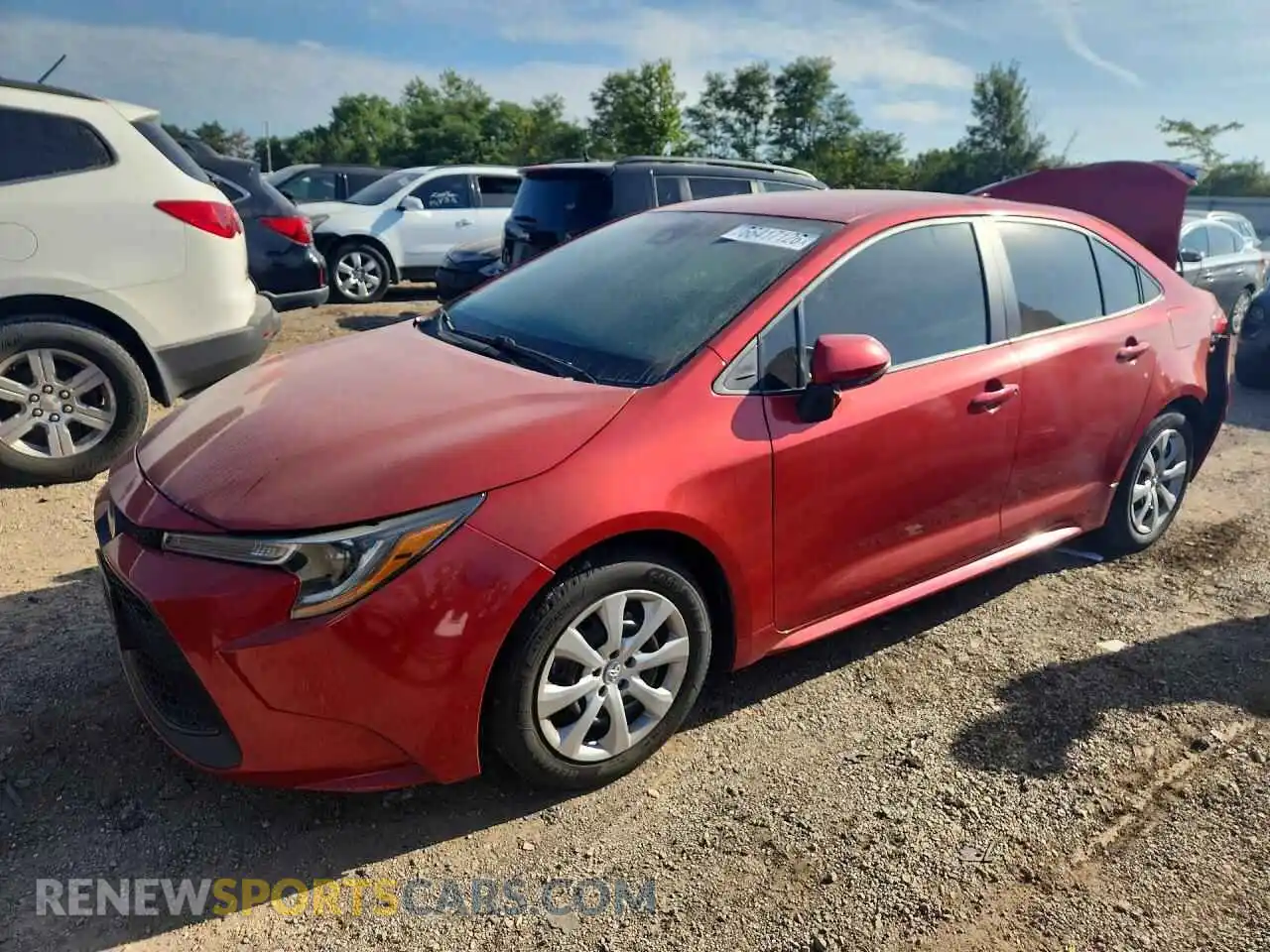 1 Photograph of a damaged car 5YFEPMAE9MP223703 TOYOTA COROLLA 2021