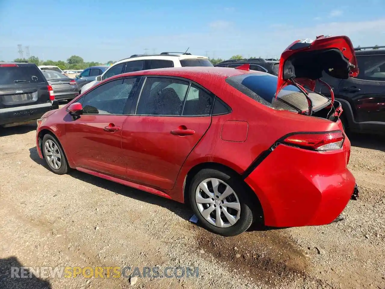 2 Photograph of a damaged car 5YFEPMAE9MP223703 TOYOTA COROLLA 2021