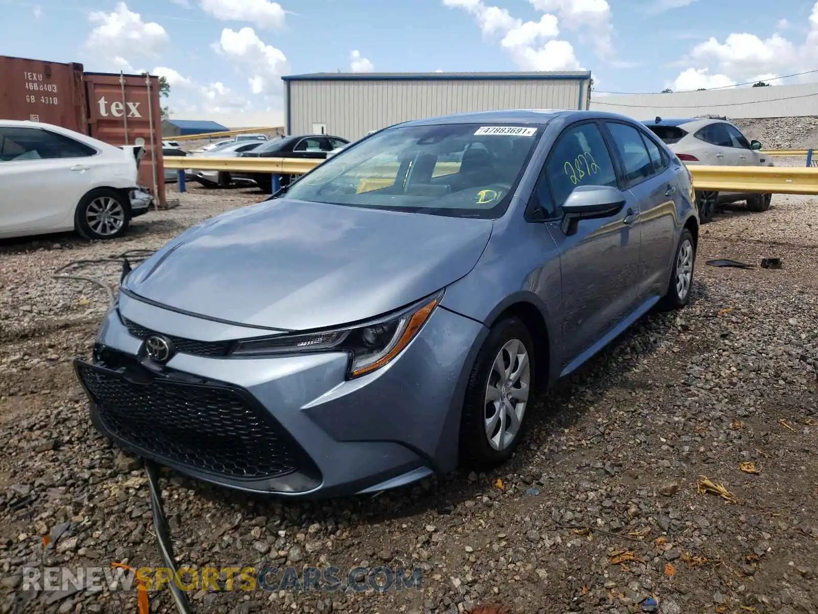 2 Photograph of a damaged car 5YFEPMAE9MP226598 TOYOTA COROLLA 2021