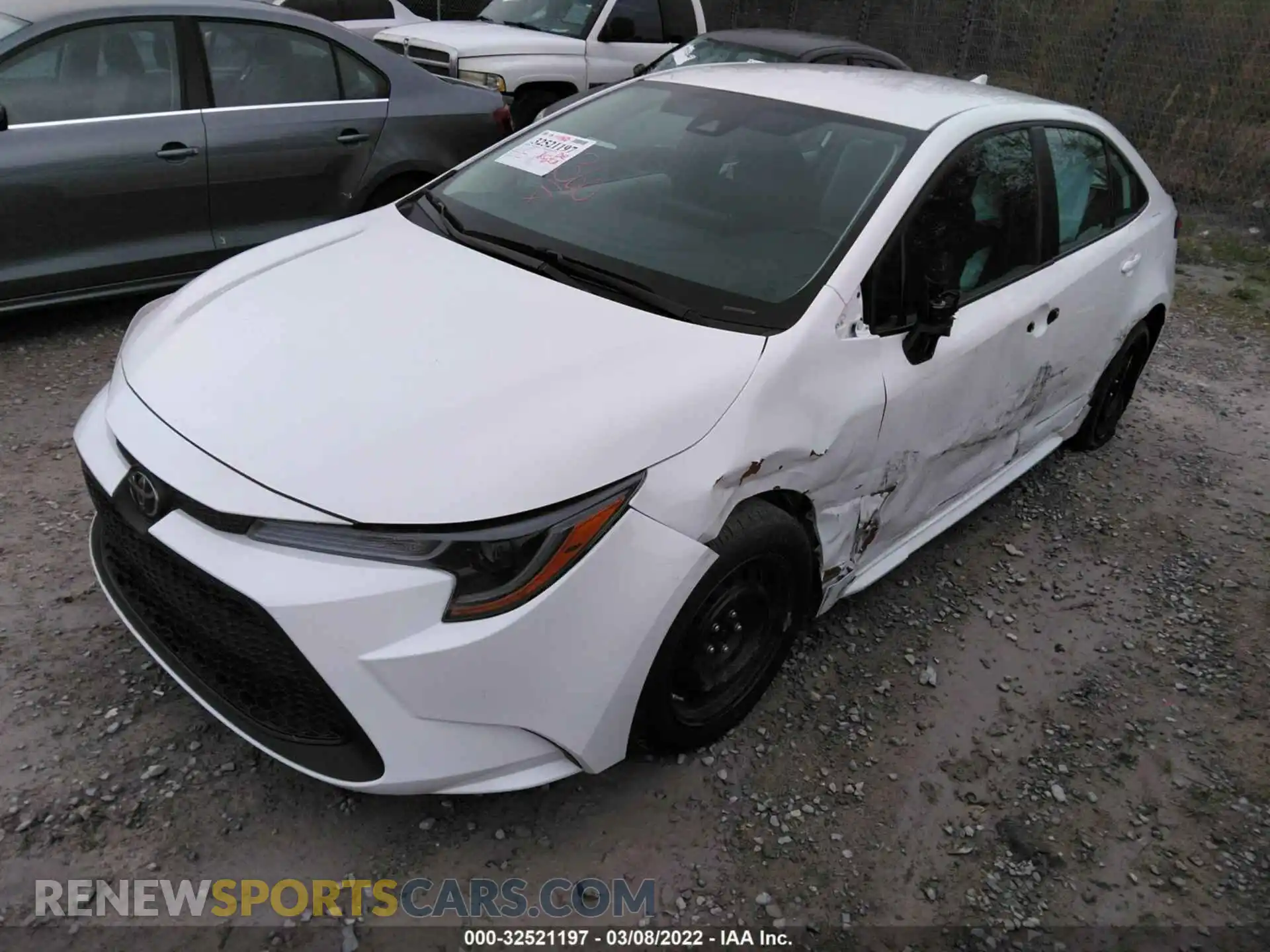 2 Photograph of a damaged car 5YFEPMAE9MP231767 TOYOTA COROLLA 2021