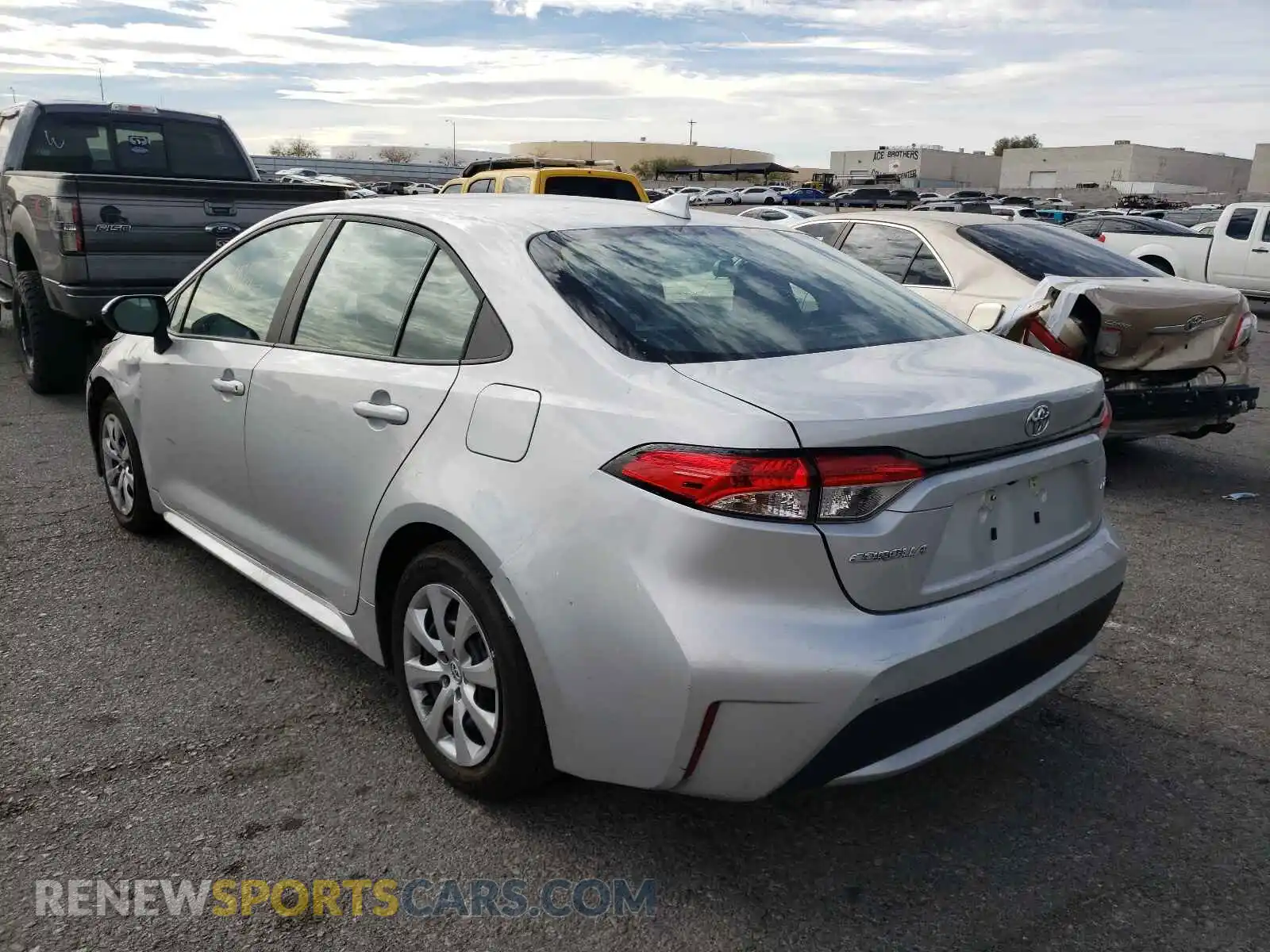 3 Photograph of a damaged car 5YFEPMAE9MP233891 TOYOTA COROLLA 2021