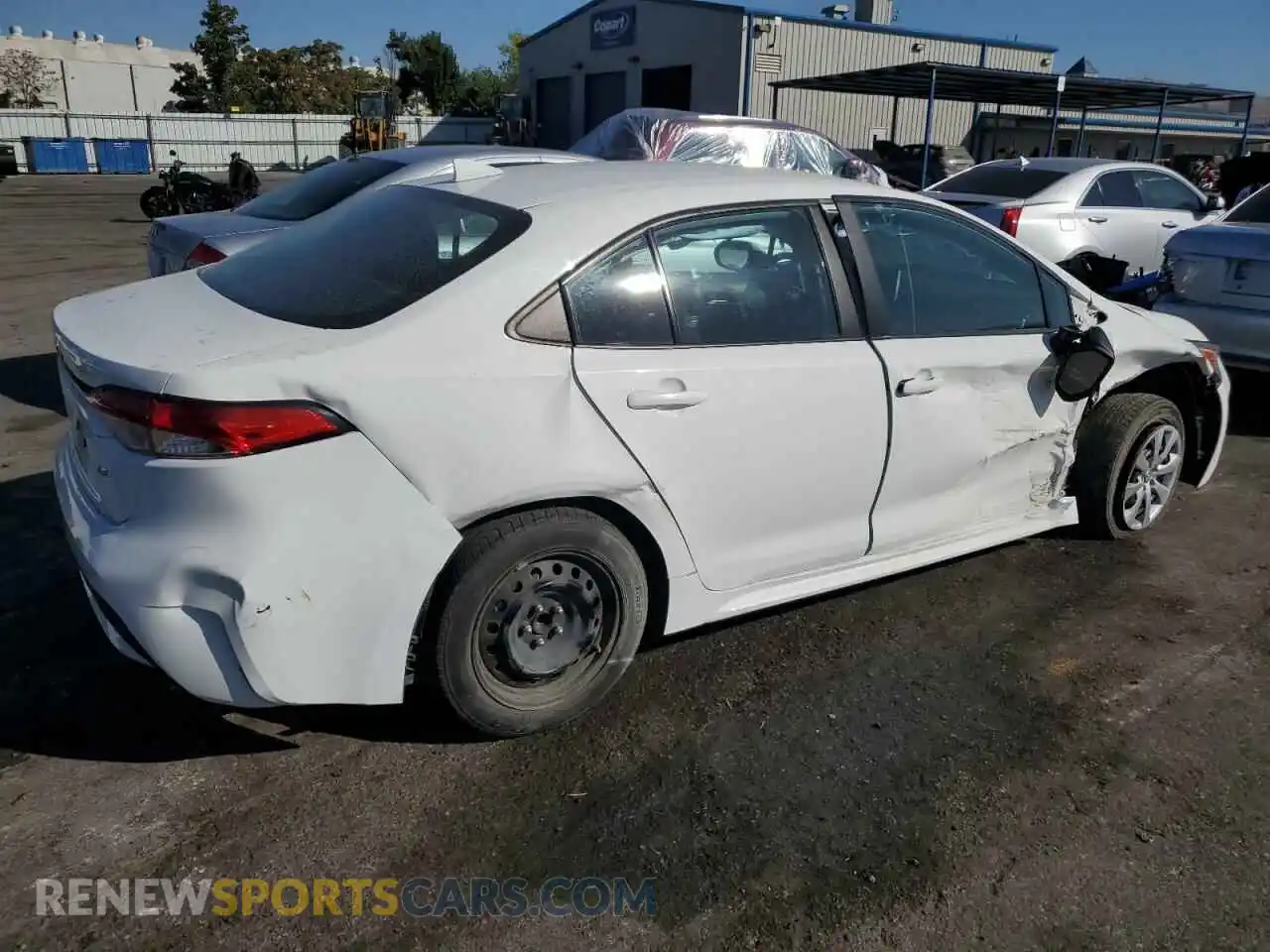 3 Photograph of a damaged car 5YFEPMAE9MP236158 TOYOTA COROLLA 2021