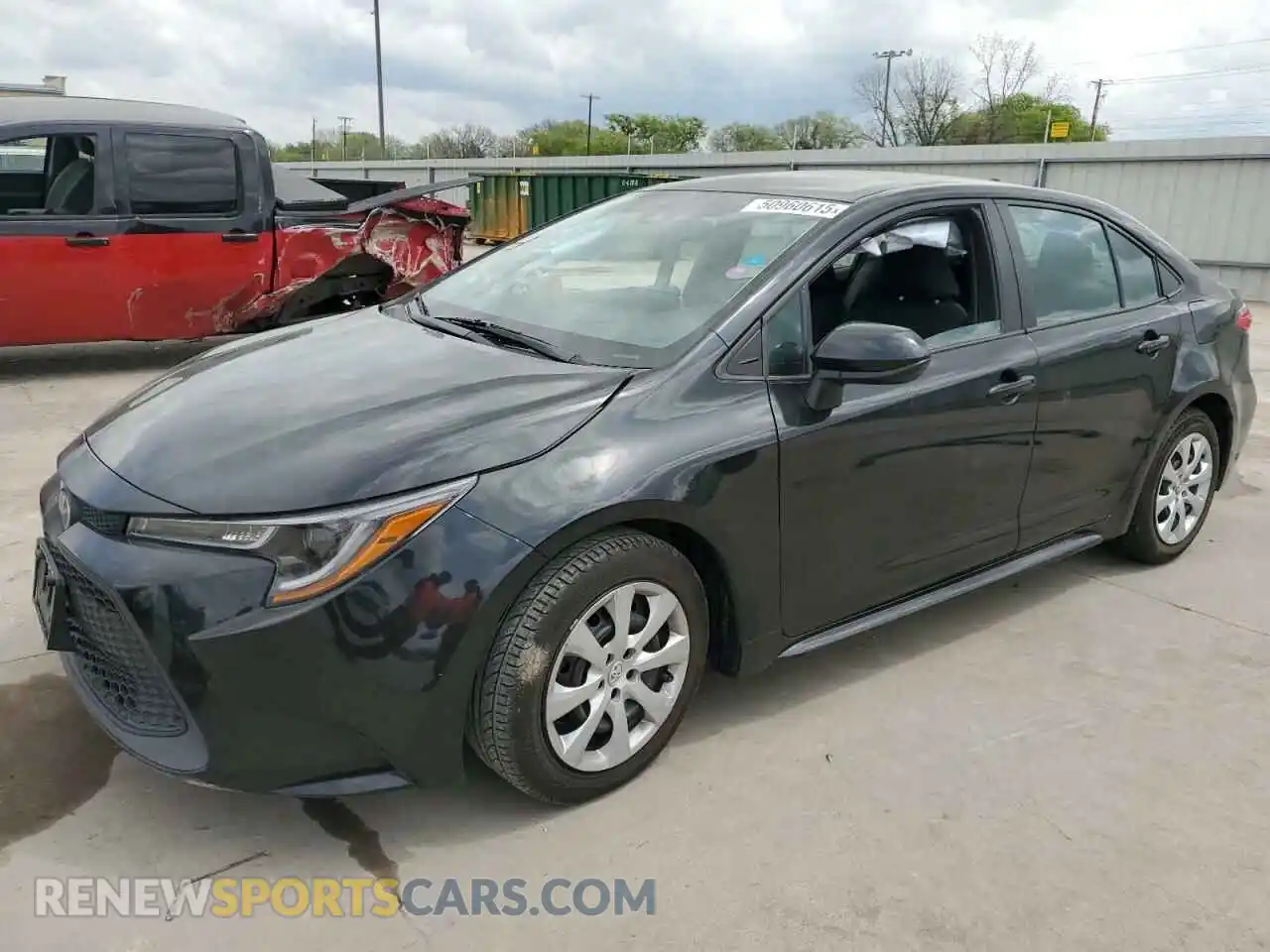 1 Photograph of a damaged car 5YFEPMAE9MP237701 TOYOTA COROLLA 2021