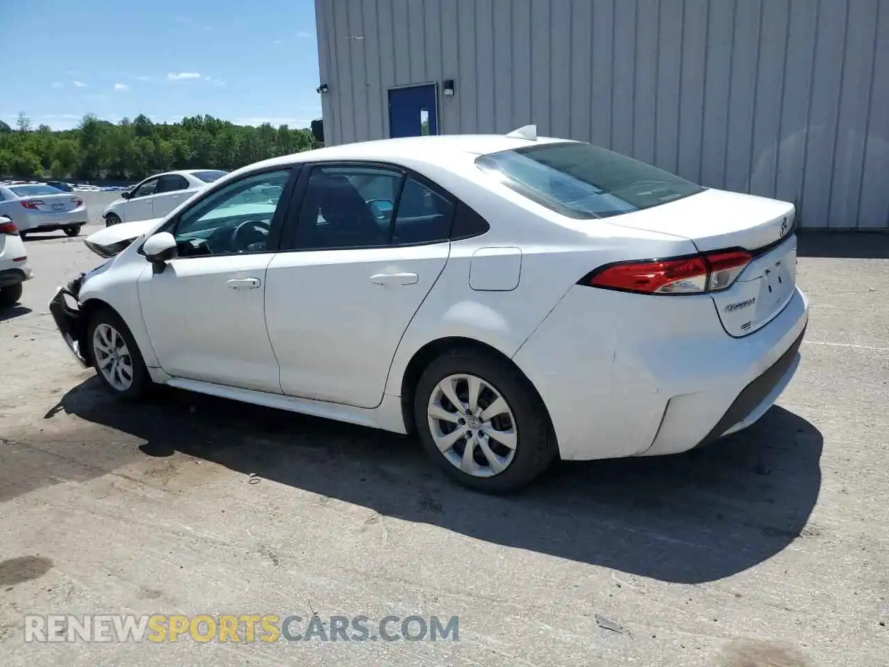 2 Photograph of a damaged car 5YFEPMAE9MP240470 TOYOTA COROLLA 2021