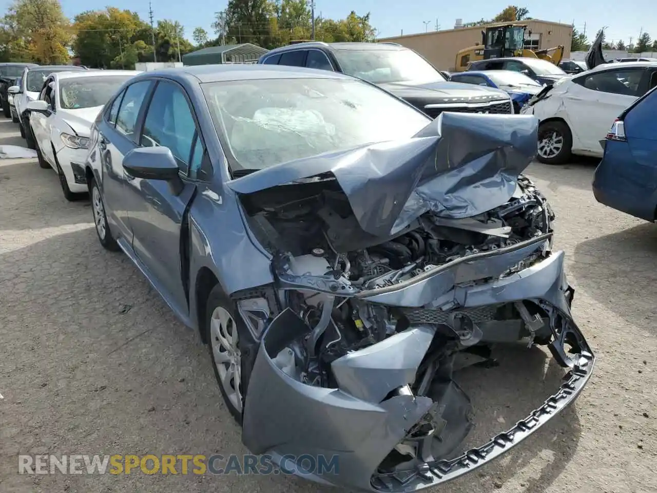 1 Photograph of a damaged car 5YFEPMAE9MP241747 TOYOTA COROLLA 2021