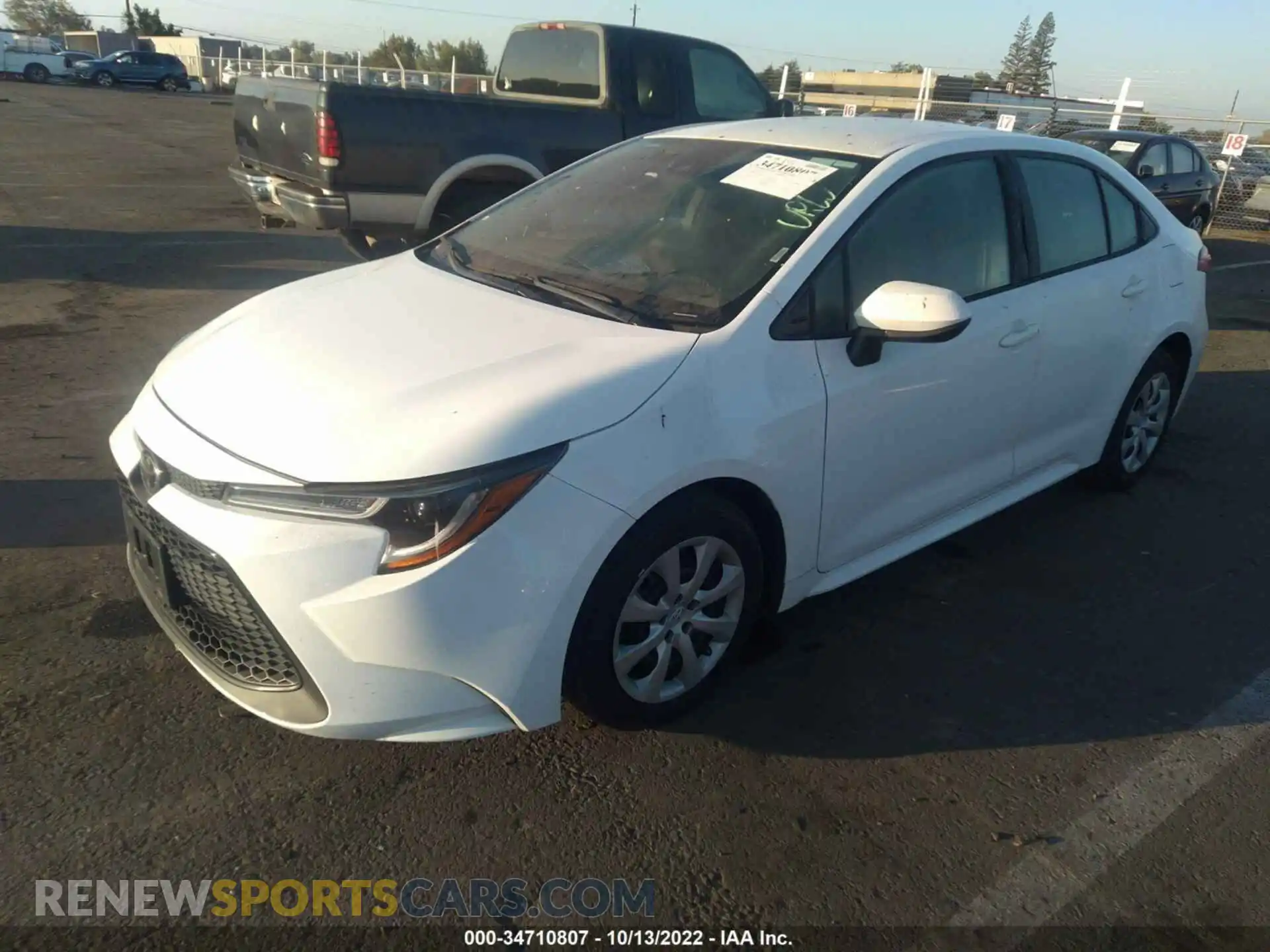 2 Photograph of a damaged car 5YFEPMAE9MP243112 TOYOTA COROLLA 2021