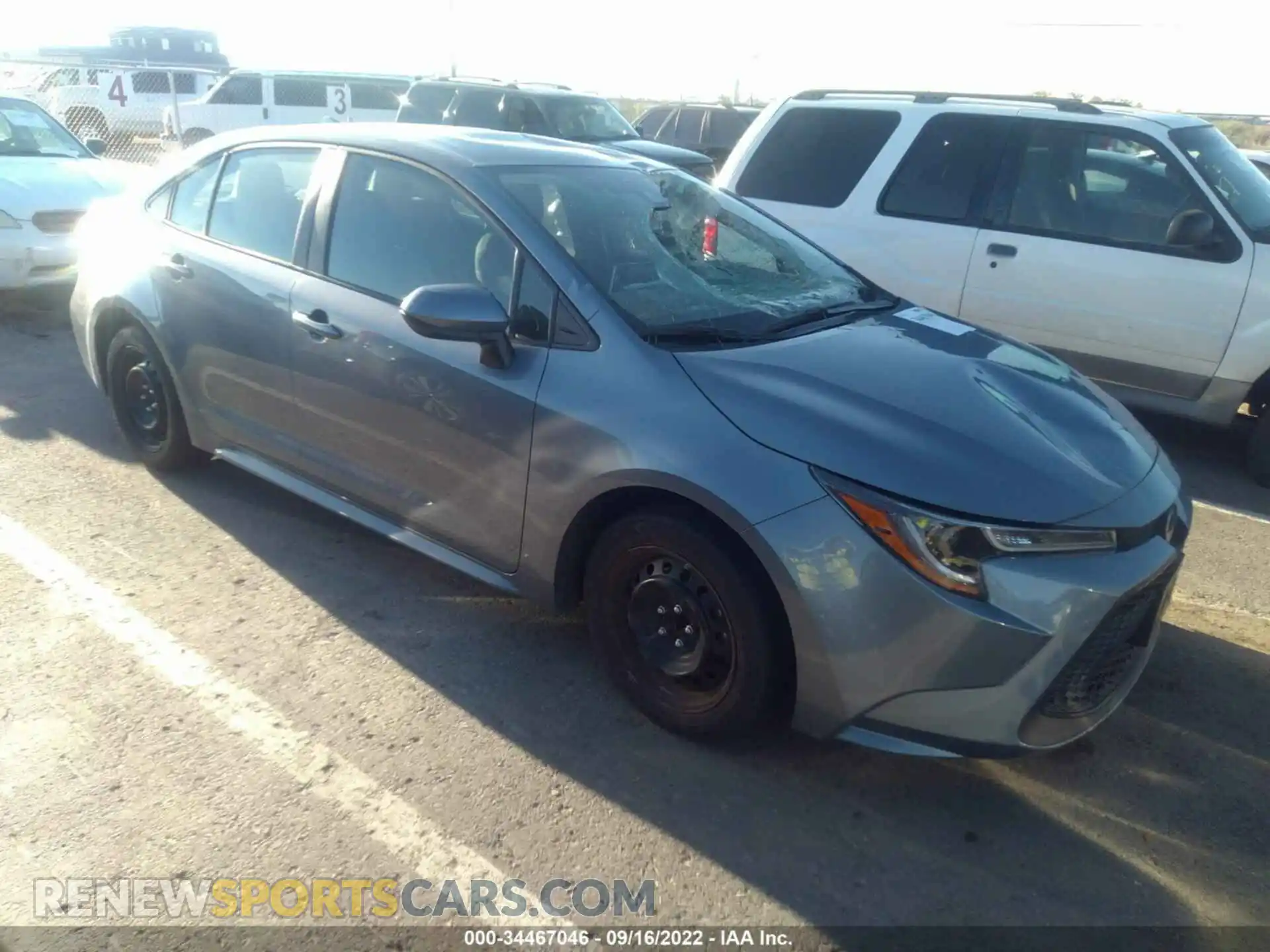 1 Photograph of a damaged car 5YFEPMAE9MP244793 TOYOTA COROLLA 2021