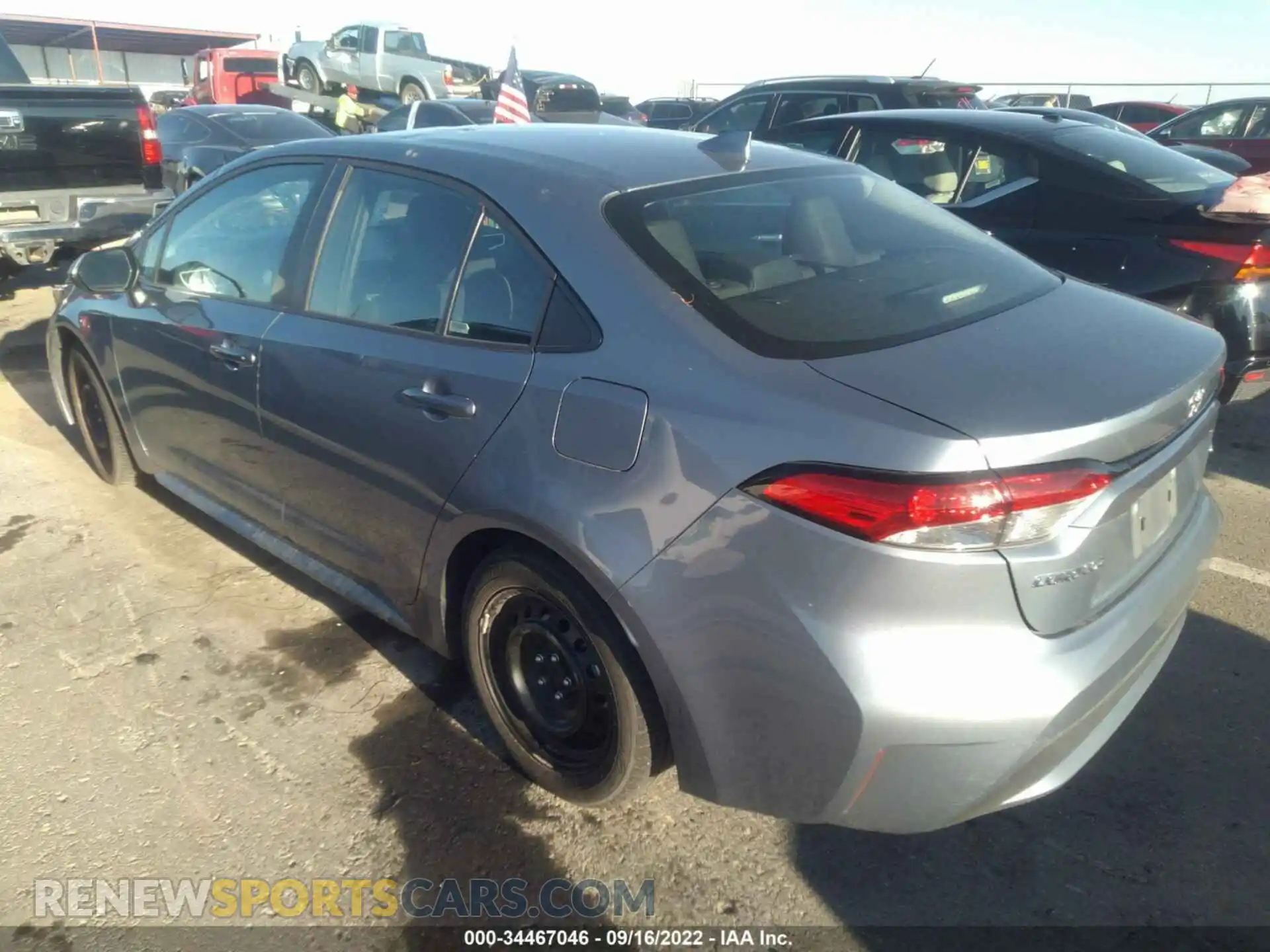3 Photograph of a damaged car 5YFEPMAE9MP244793 TOYOTA COROLLA 2021