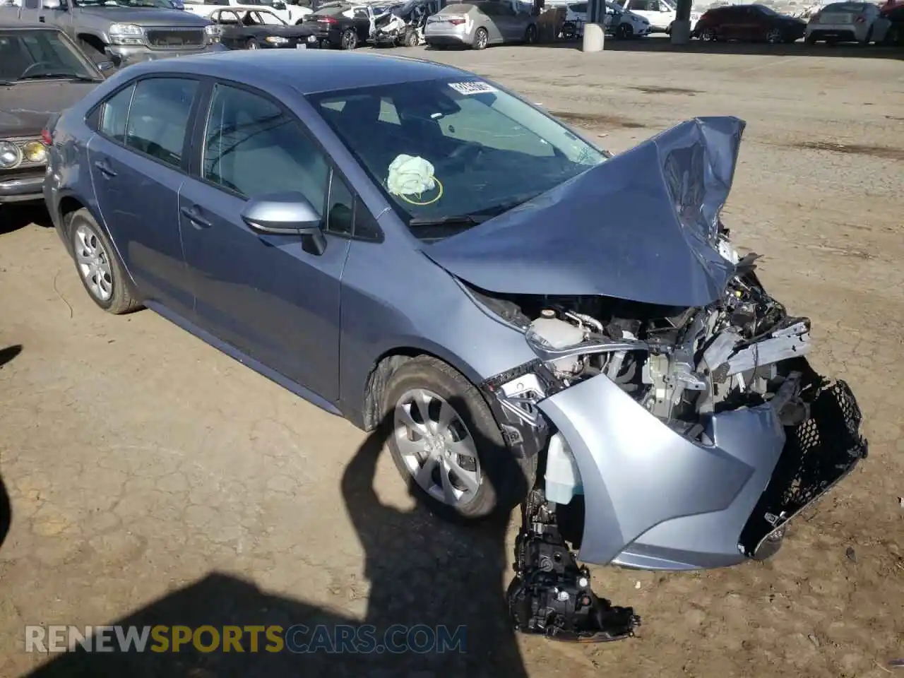 1 Photograph of a damaged car 5YFEPMAE9MP245183 TOYOTA COROLLA 2021