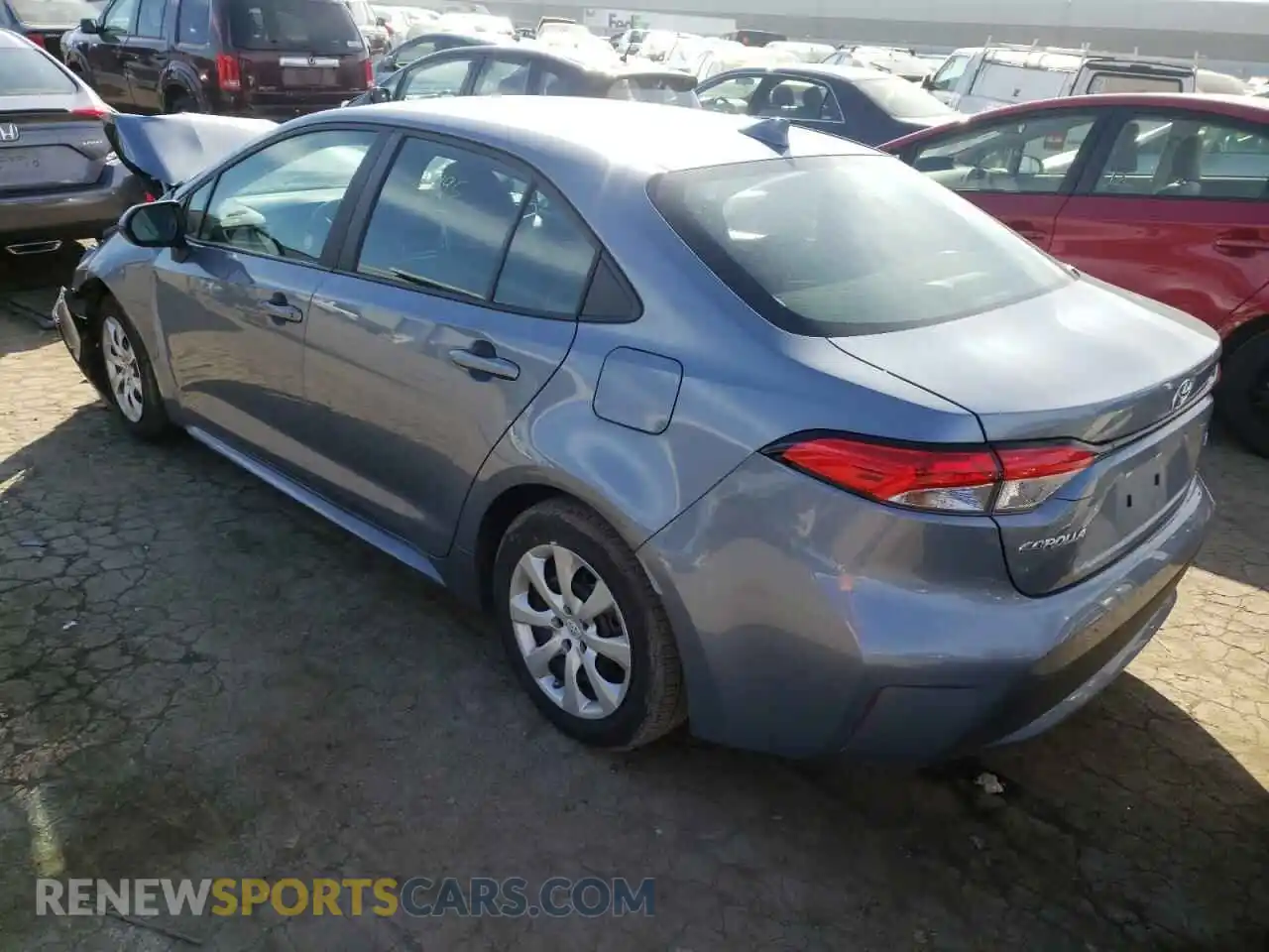 3 Photograph of a damaged car 5YFEPMAE9MP245183 TOYOTA COROLLA 2021