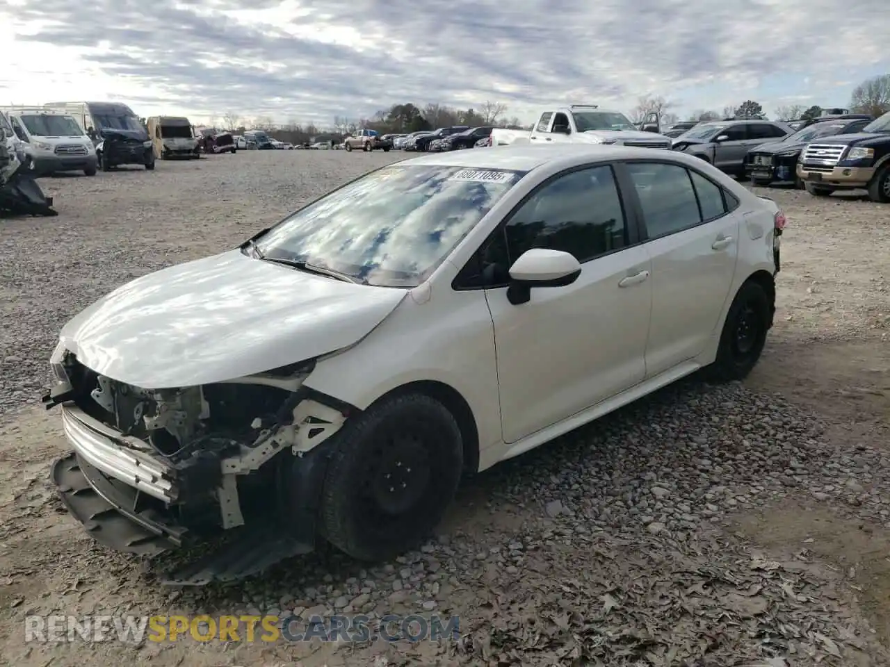 1 Photograph of a damaged car 5YFEPMAE9MP246978 TOYOTA COROLLA 2021