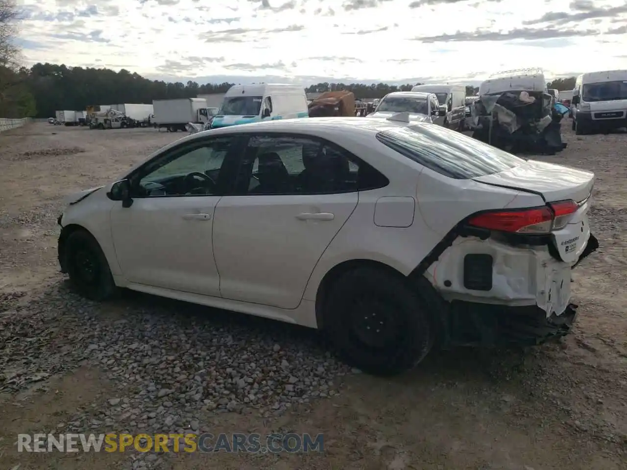 2 Photograph of a damaged car 5YFEPMAE9MP246978 TOYOTA COROLLA 2021