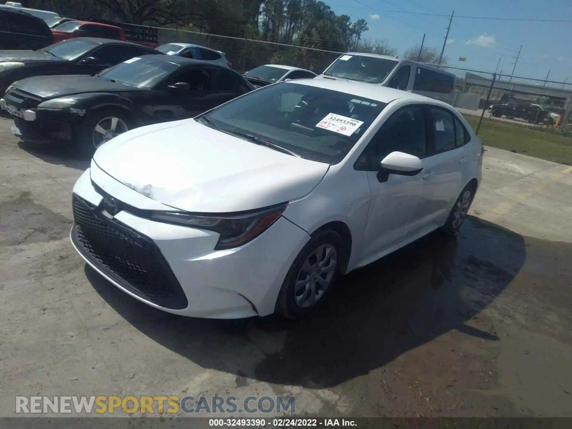2 Photograph of a damaged car 5YFEPMAE9MP247810 TOYOTA COROLLA 2021