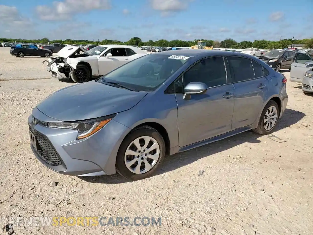 1 Photograph of a damaged car 5YFEPMAE9MP248634 TOYOTA COROLLA 2021