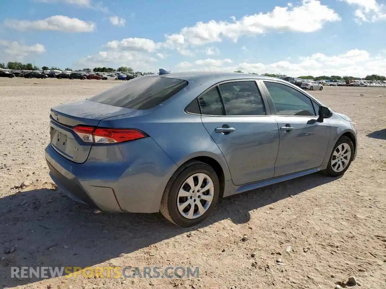 3 Photograph of a damaged car 5YFEPMAE9MP248634 TOYOTA COROLLA 2021