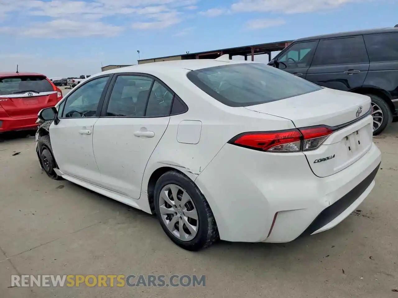 2 Photograph of a damaged car 5YFEPMAE9MP248844 TOYOTA COROLLA 2021