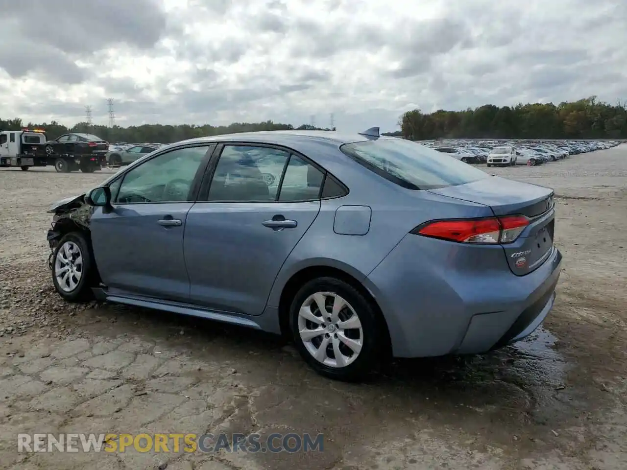 2 Photograph of a damaged car 5YFEPMAE9MP249699 TOYOTA COROLLA 2021