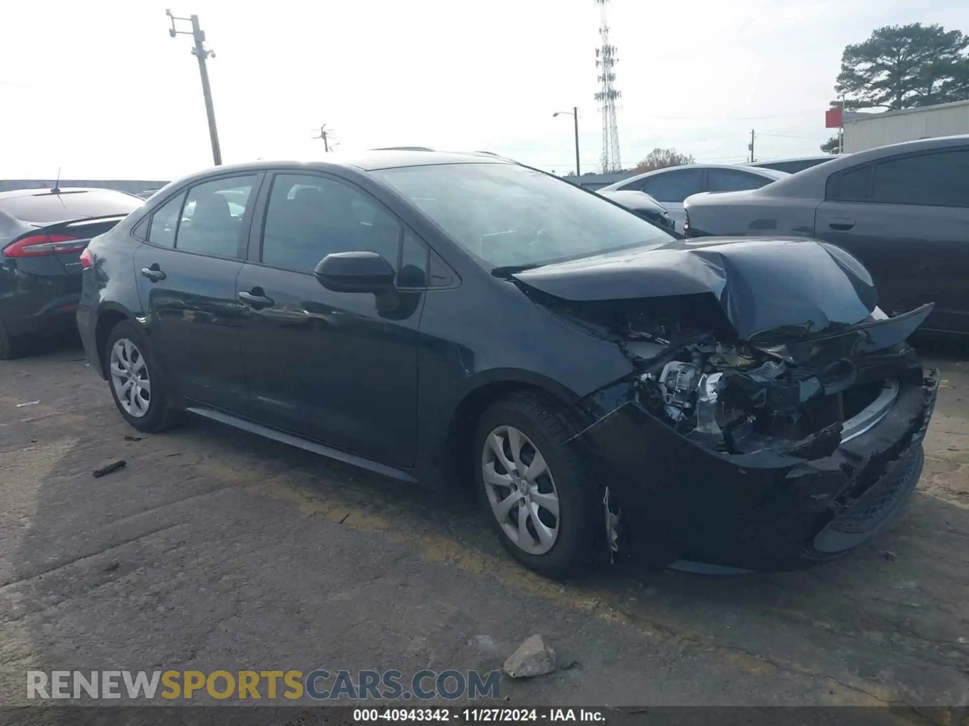 1 Photograph of a damaged car 5YFEPMAE9MP250559 TOYOTA COROLLA 2021