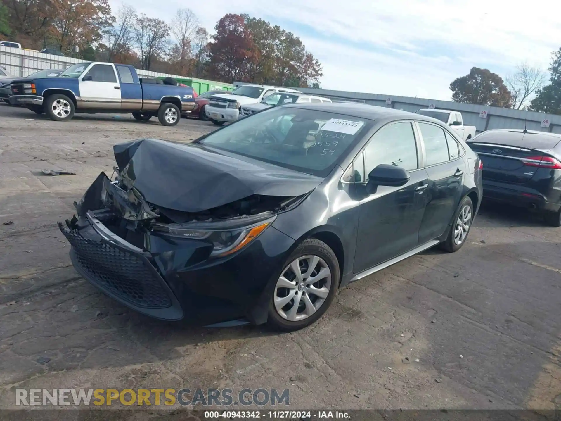 2 Photograph of a damaged car 5YFEPMAE9MP250559 TOYOTA COROLLA 2021