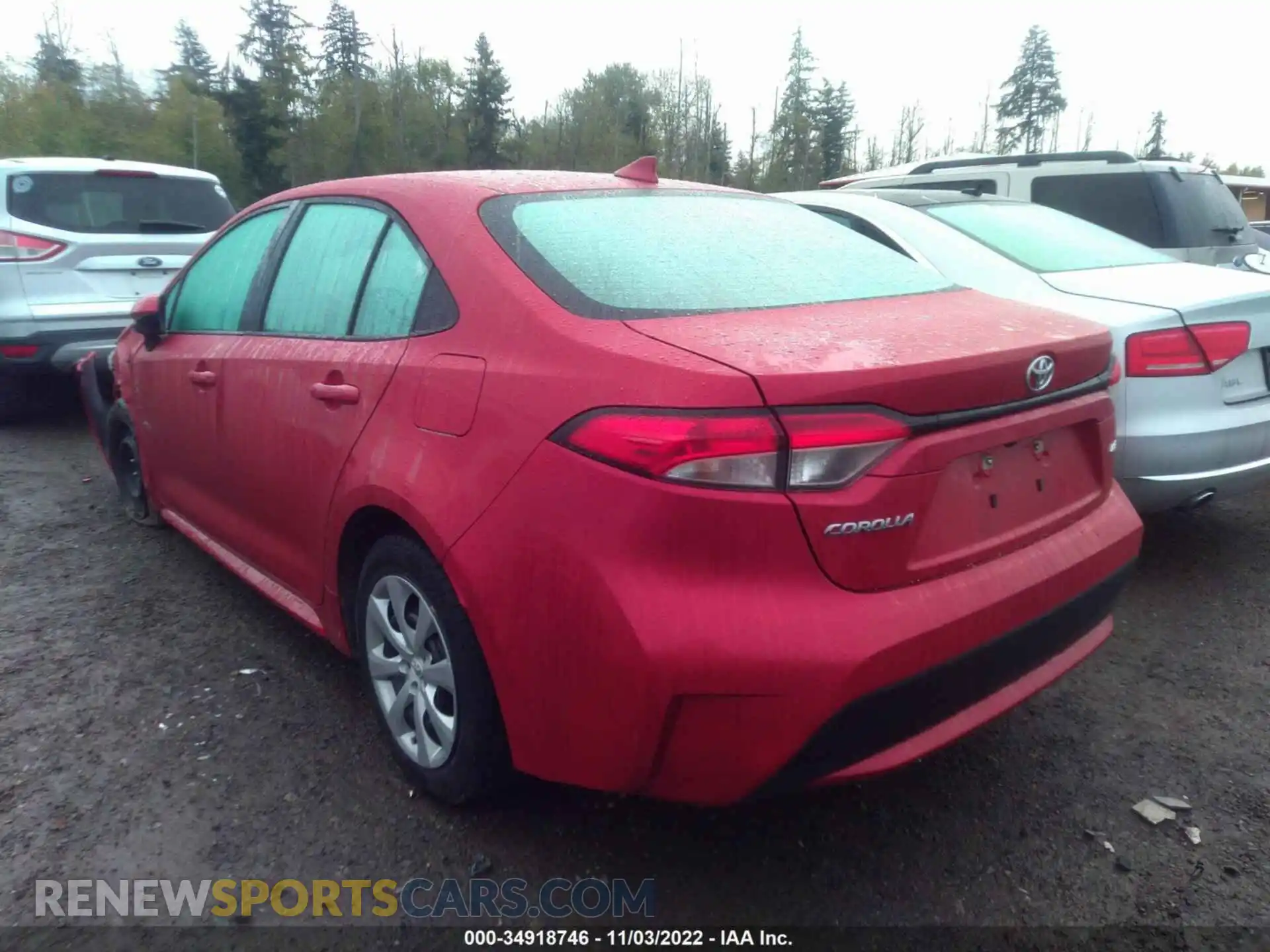 3 Photograph of a damaged car 5YFEPMAE9MP251405 TOYOTA COROLLA 2021