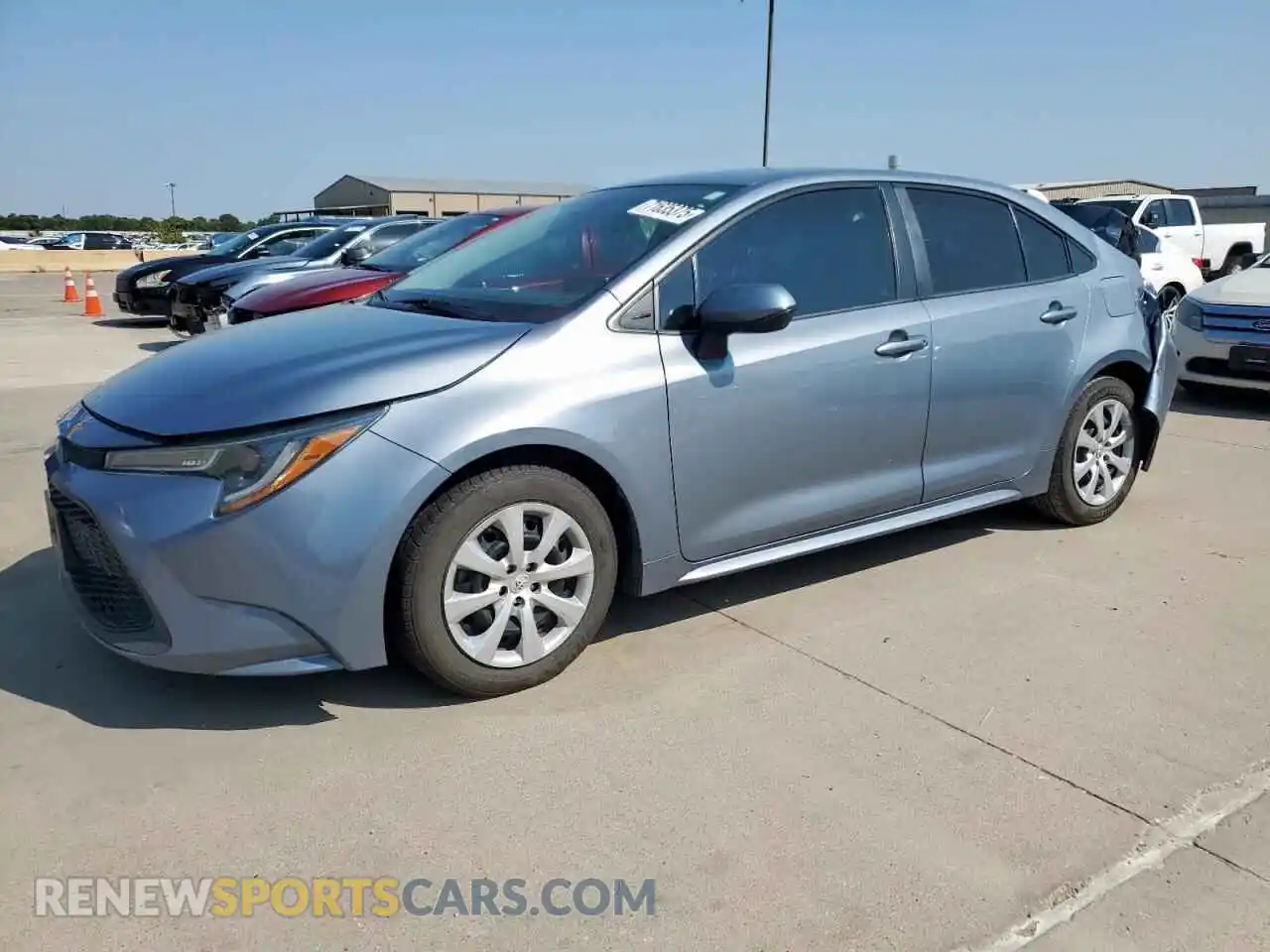 1 Photograph of a damaged car 5YFEPMAE9MP252117 TOYOTA COROLLA 2021