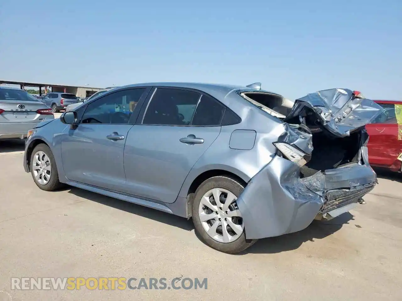 2 Photograph of a damaged car 5YFEPMAE9MP252117 TOYOTA COROLLA 2021