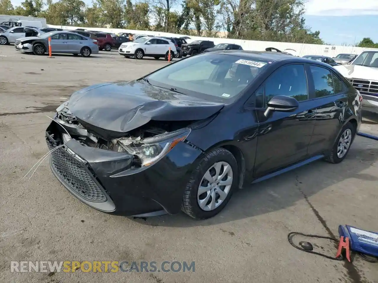 1 Photograph of a damaged car 5YFEPMAE9MP252666 TOYOTA COROLLA 2021