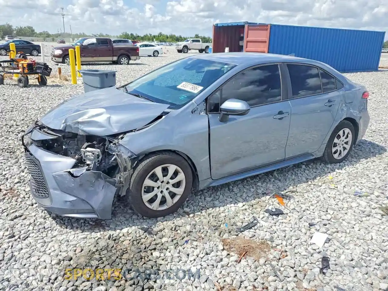 1 Фотография поврежденного автомобиля 5YFEPMAE9MP252988 TOYOTA COROLLA 2021