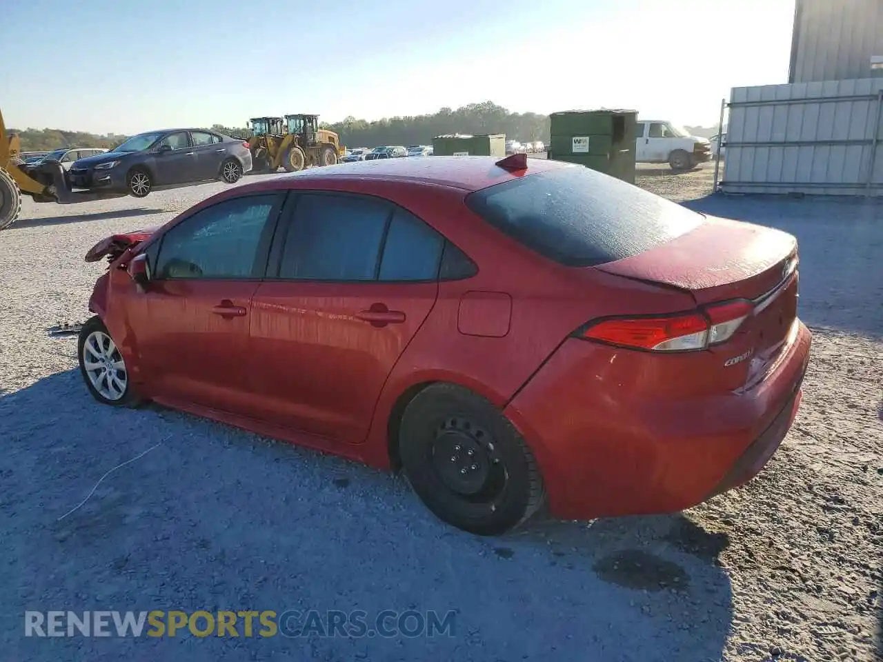 2 Photograph of a damaged car 5YFEPMAE9MP256734 TOYOTA COROLLA 2021
