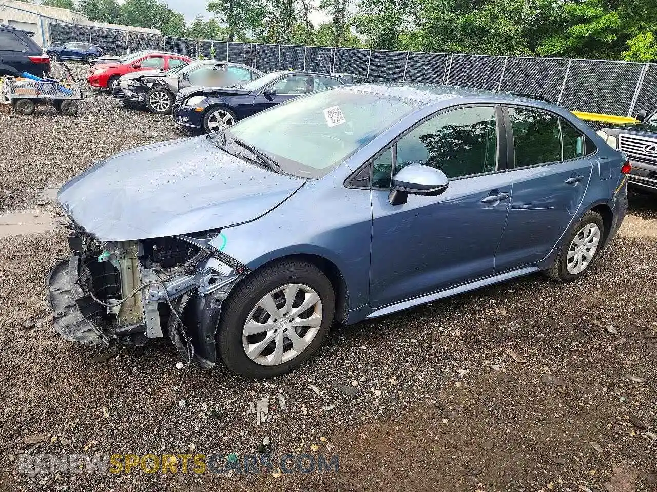 1 fotografías del automóvil dañado 5YFEPMAE9MP258743 TOYOTA COROLLA 2021