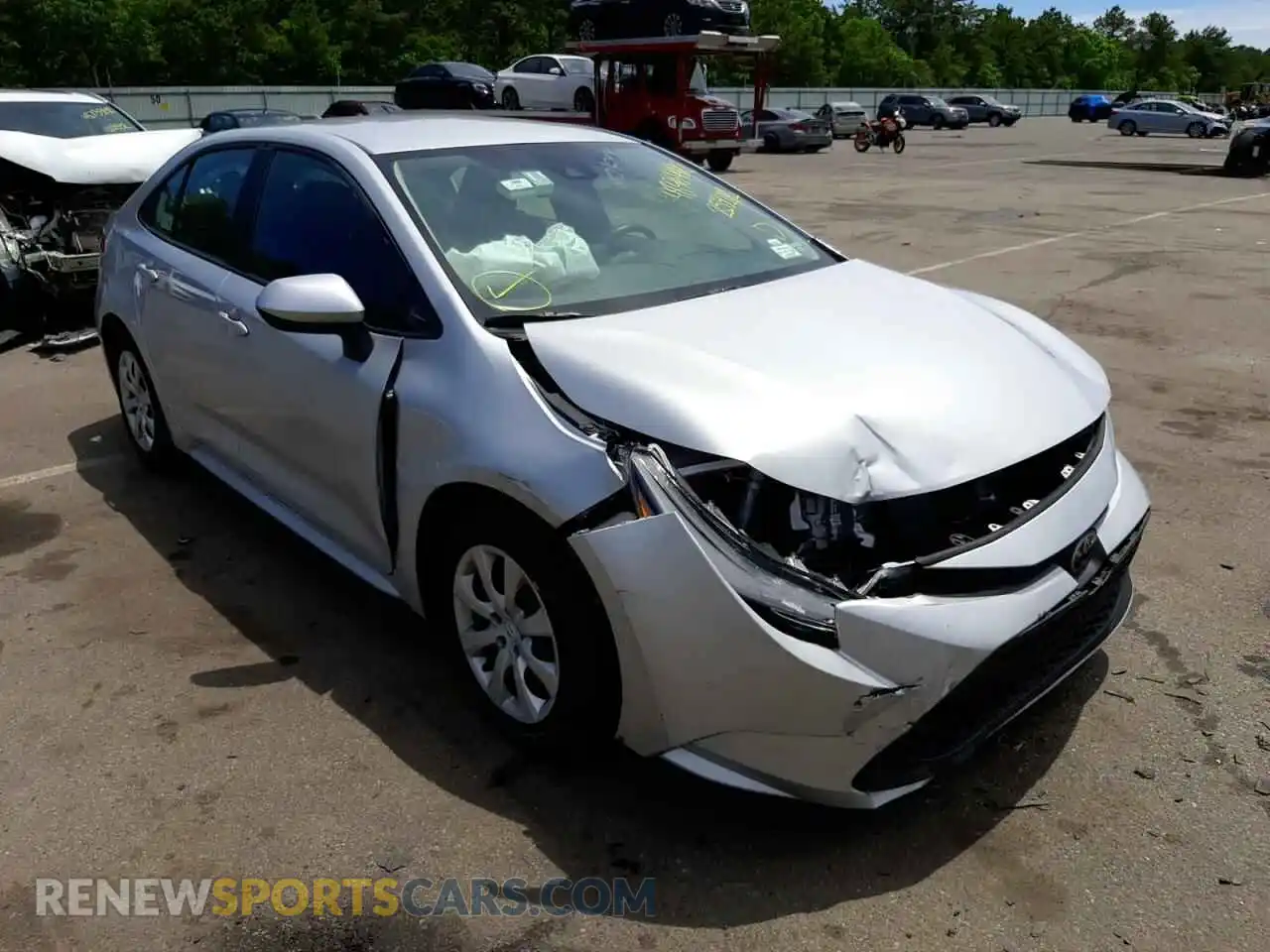 1 Photograph of a damaged car 5YFEPMAE9MP259181 TOYOTA COROLLA 2021