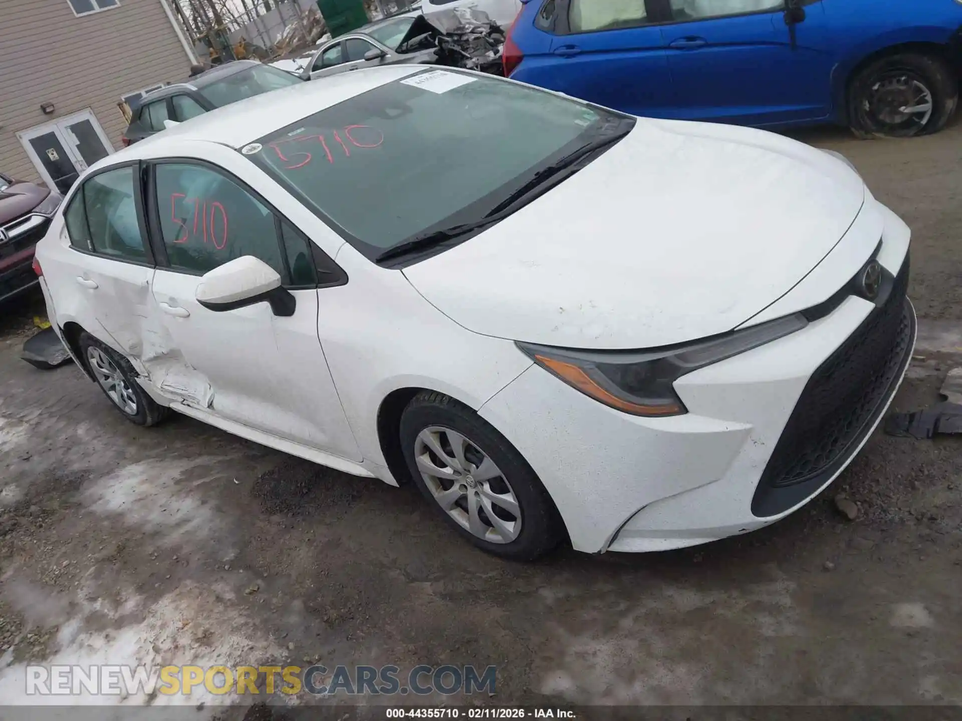 1 Photograph of a damaged car 5YFEPMAE9MP260718 TOYOTA COROLLA 2021